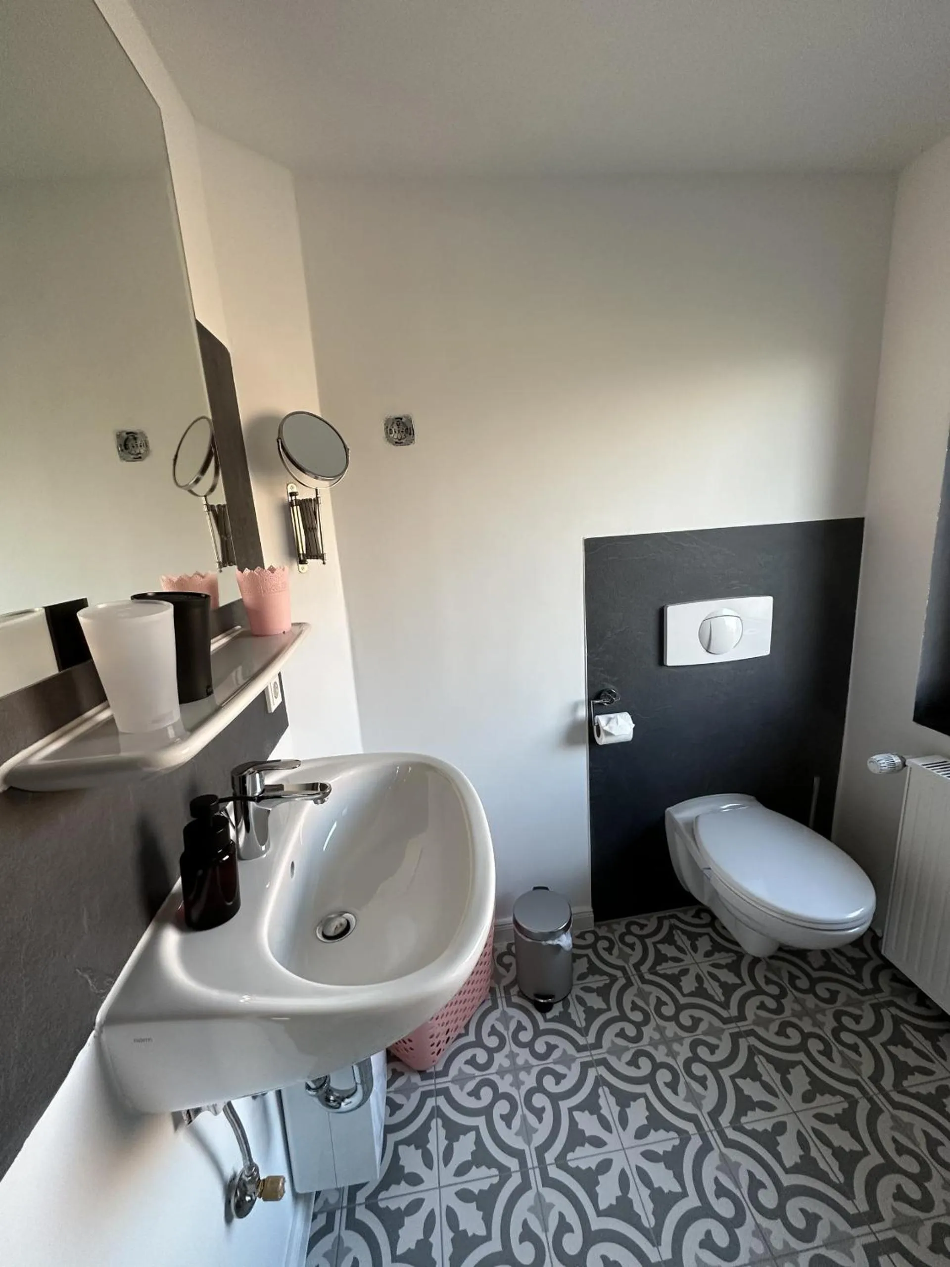 Bathroom in Gästehaus Wind und Meer