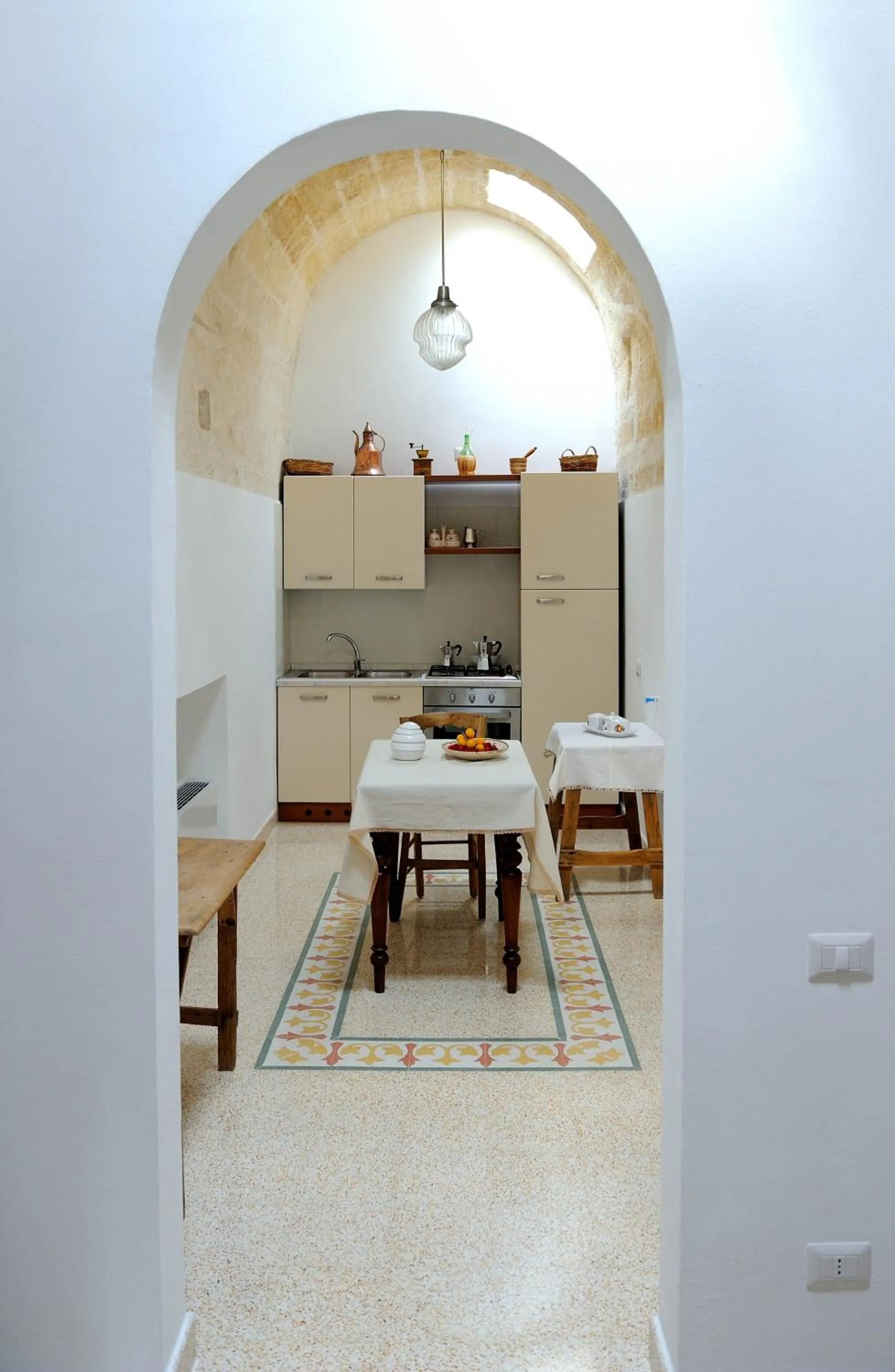 On site in Contrada Cappuccini