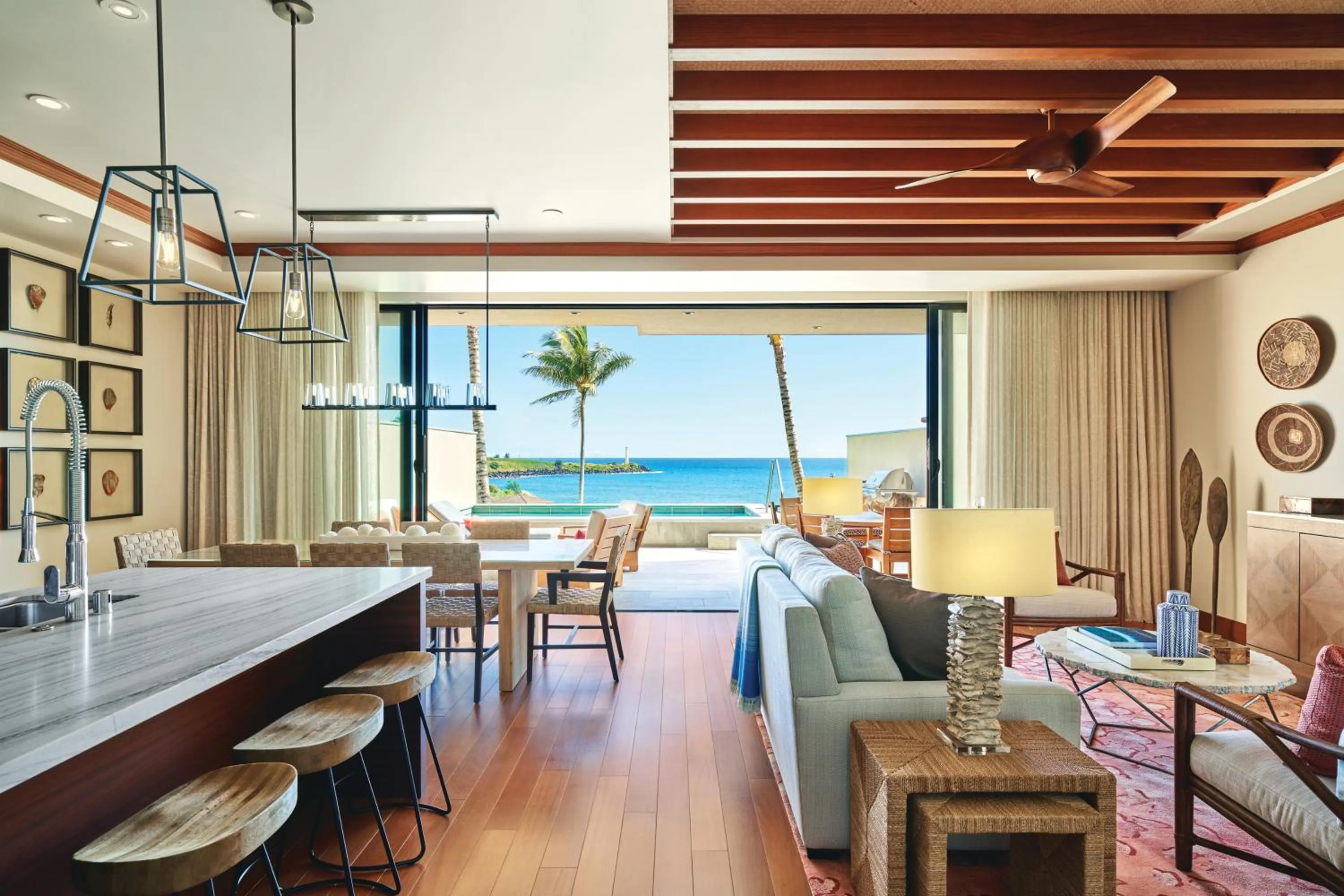 Living room in Timbers Kauai Ocean Club & Residences