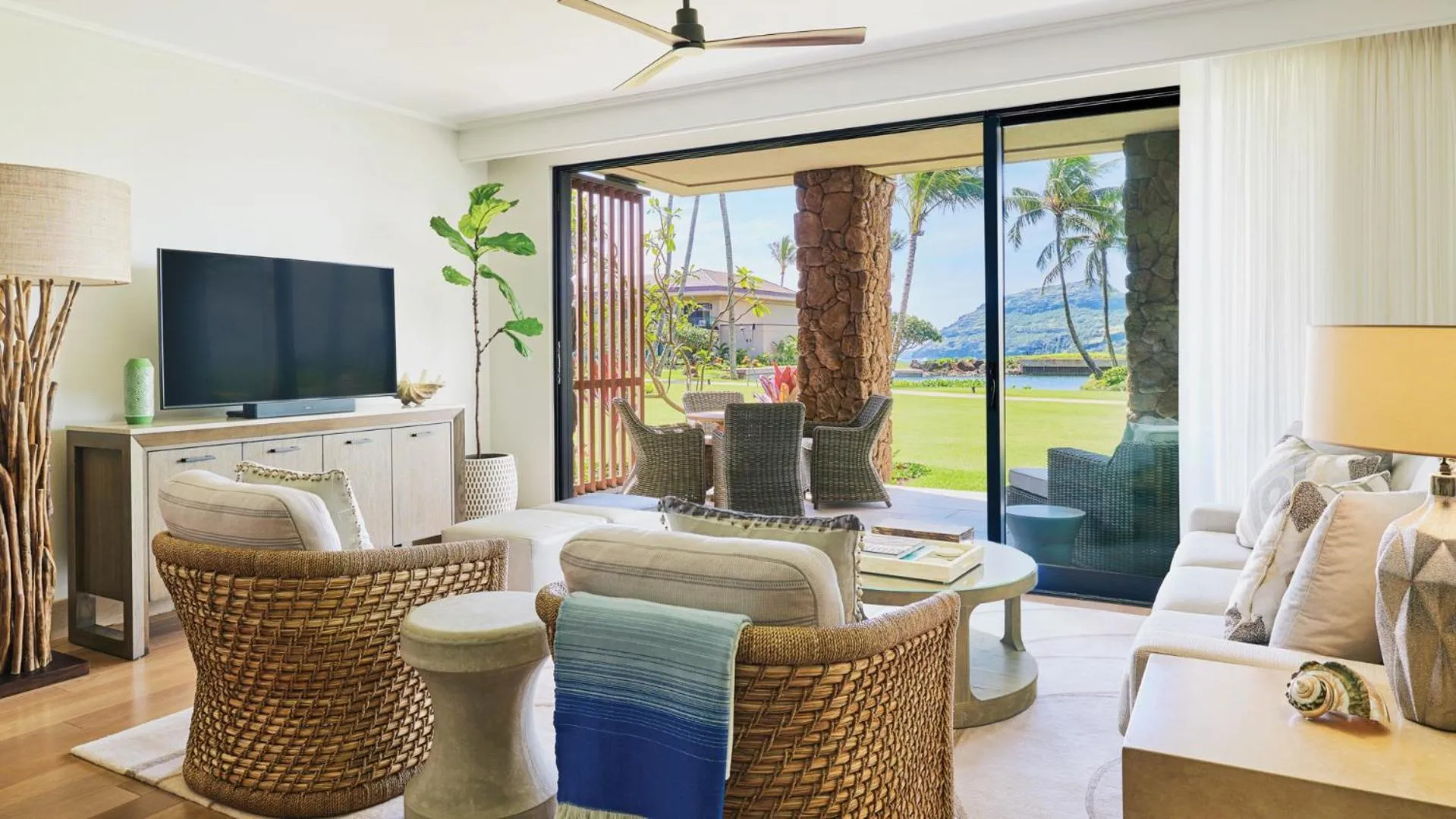 Living room in Timbers Kauai Ocean Club & Residences