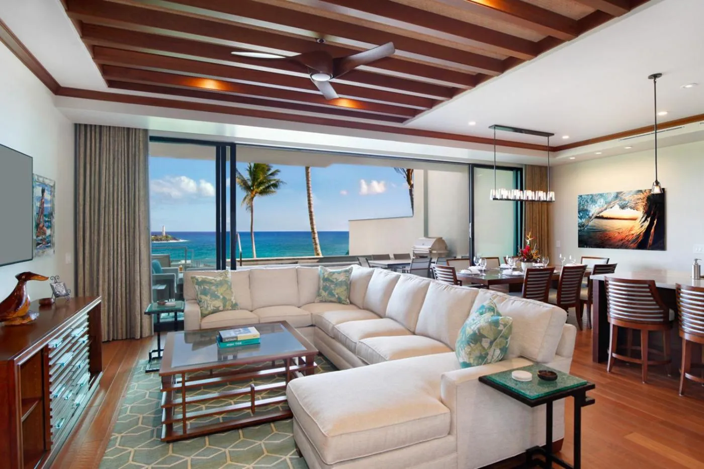 Living room in Timbers Kauai Ocean Club & Residences