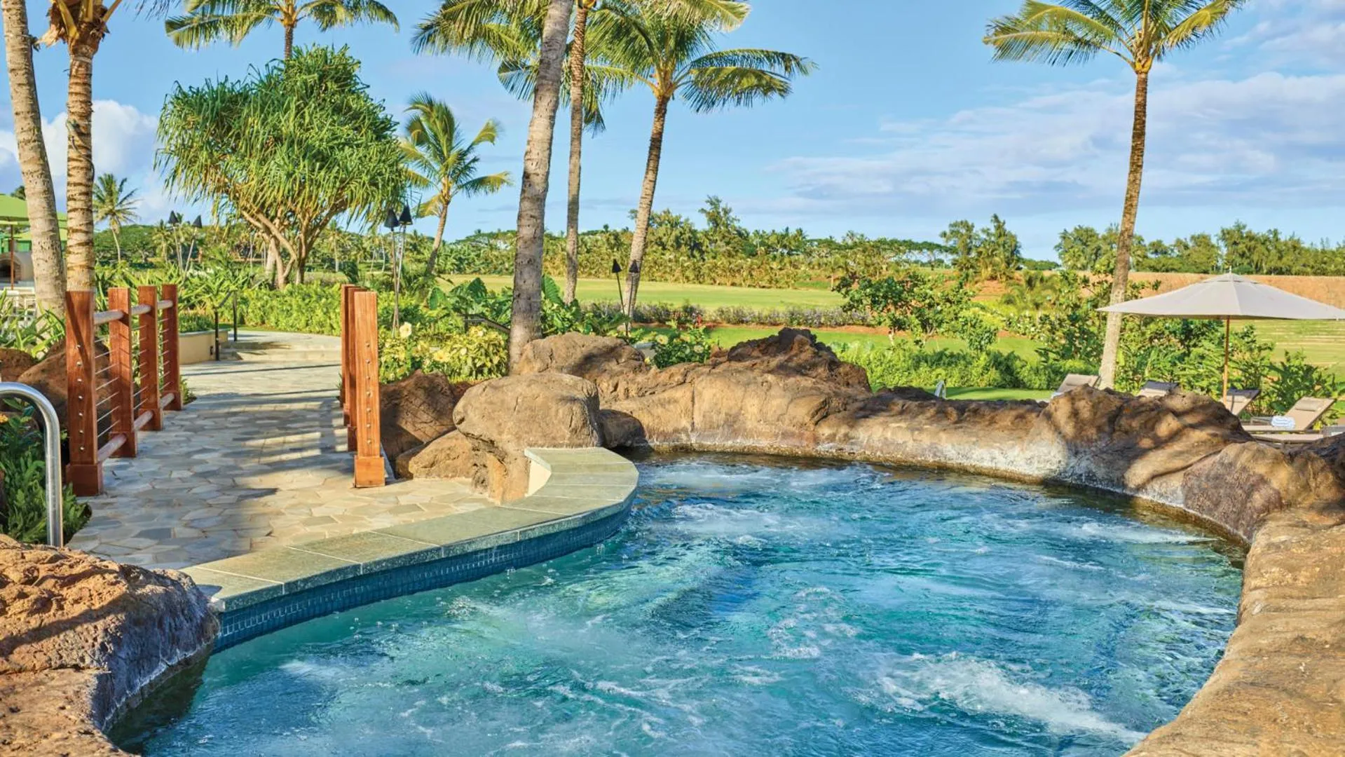 Pool view in Timbers Kauai Ocean Club & Residences