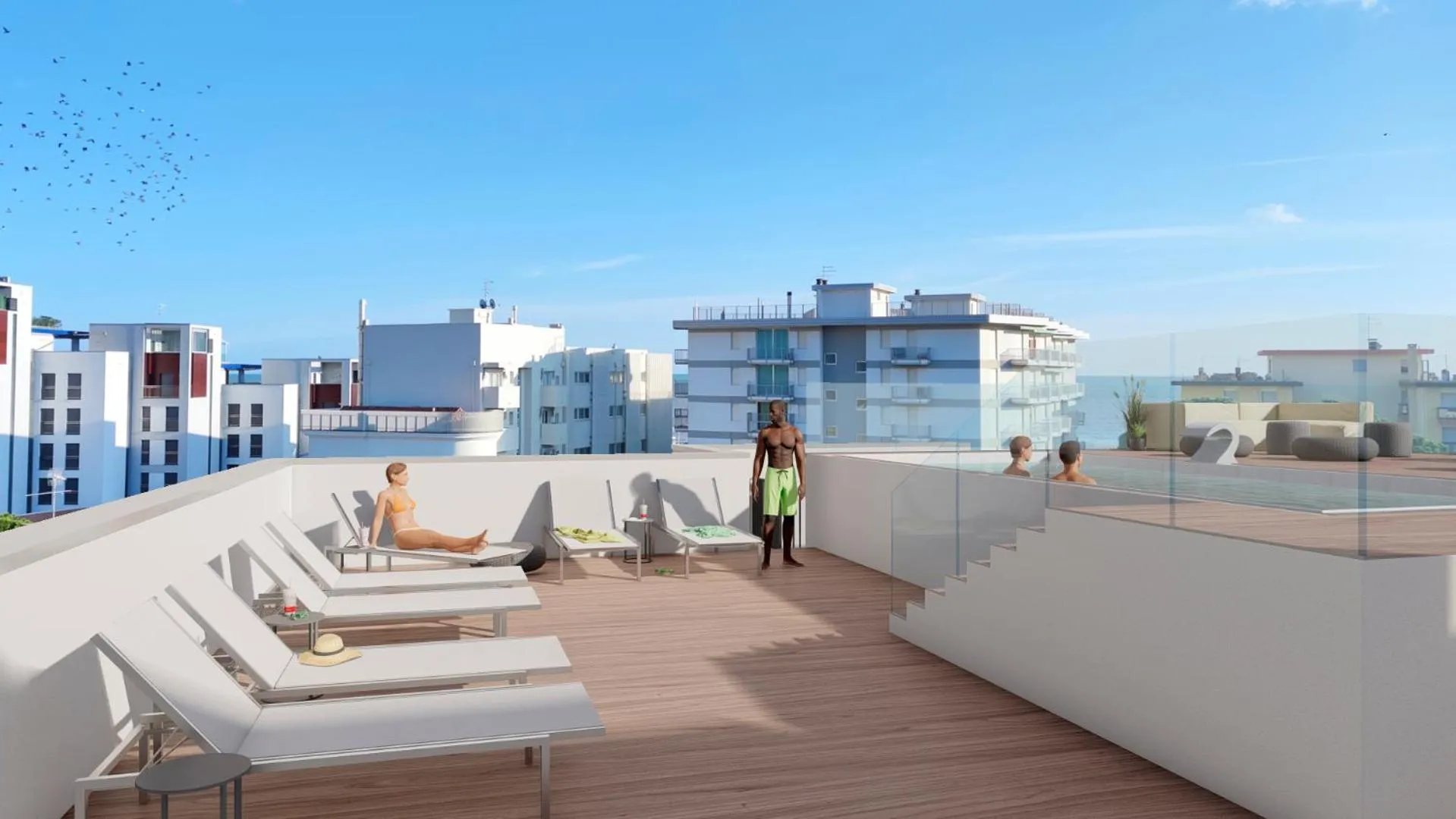 Swimming pool in Hotel Villa Eugenia - 3 Stelle Superior con Private SPA e Piscina