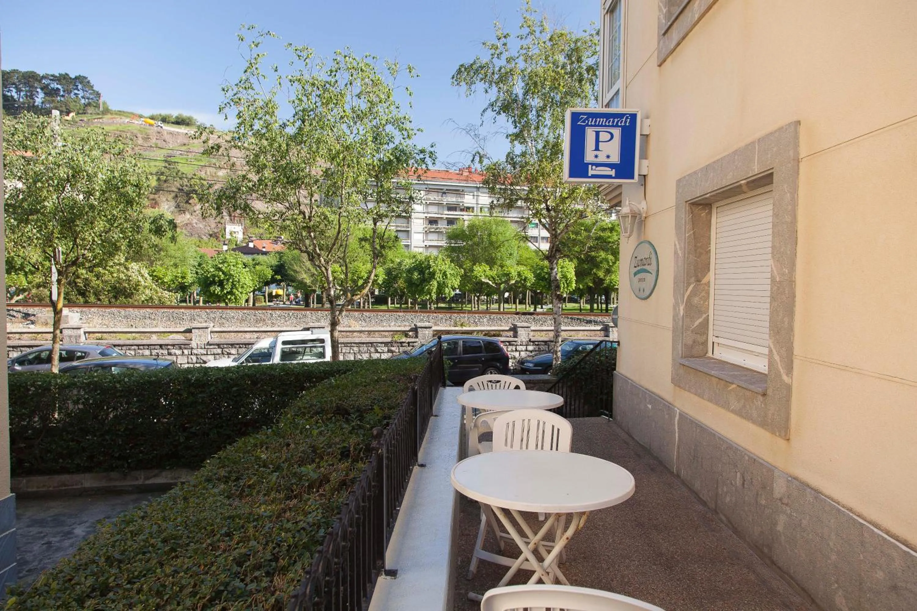 Balcony/Terrace in Pensión Zumardi