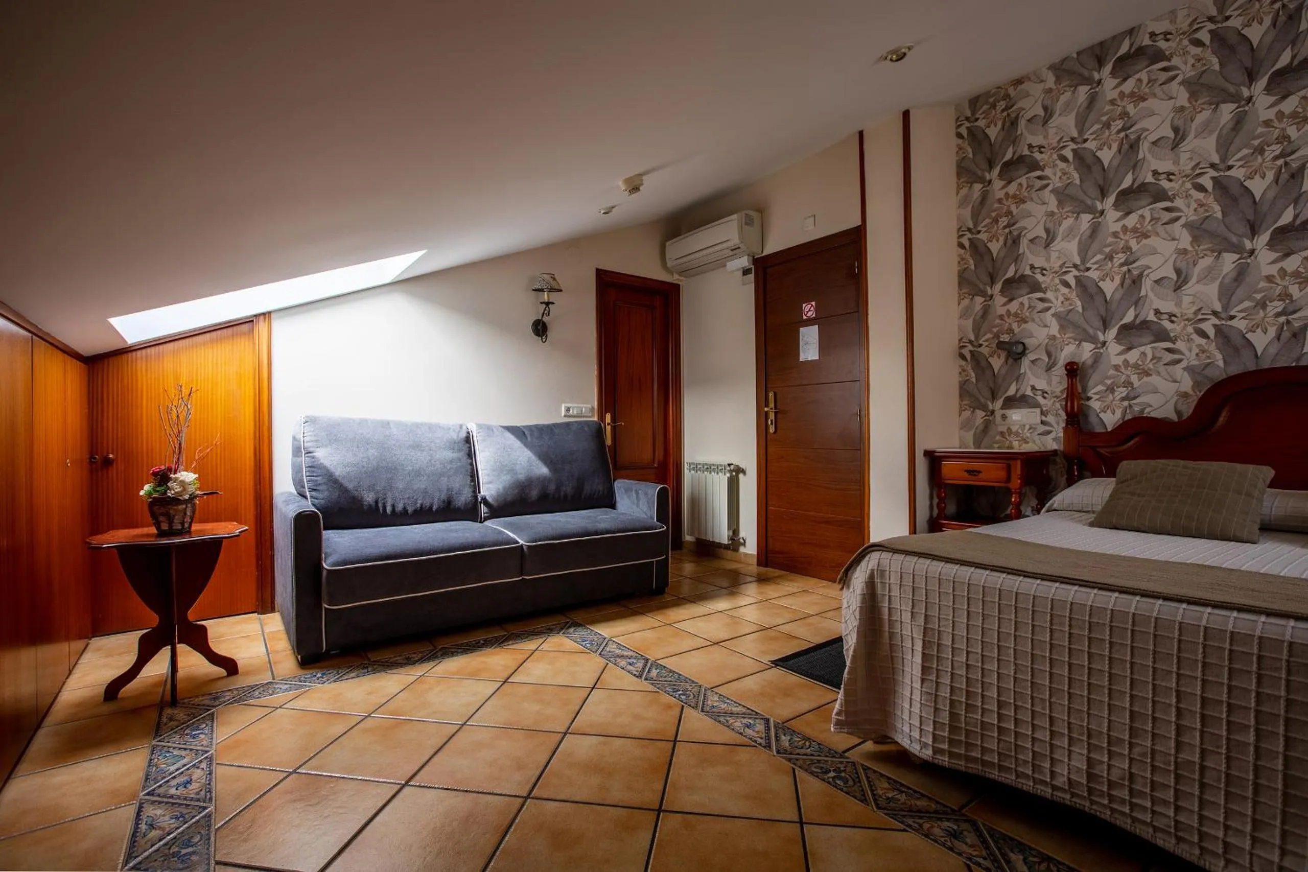 Bed in Pensión Zumardi