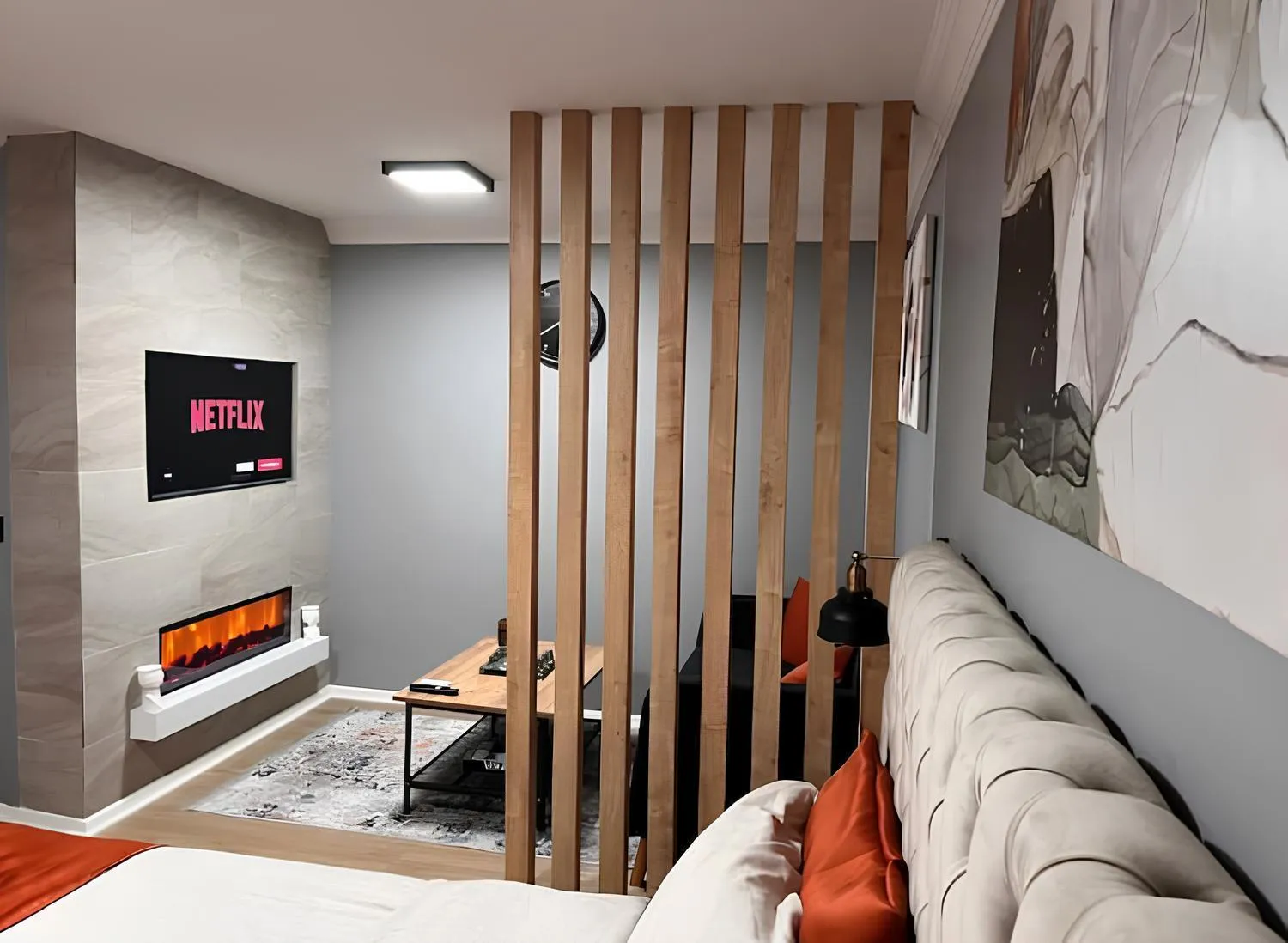 TV and multimedia, Bed in Westley Residence Taksim