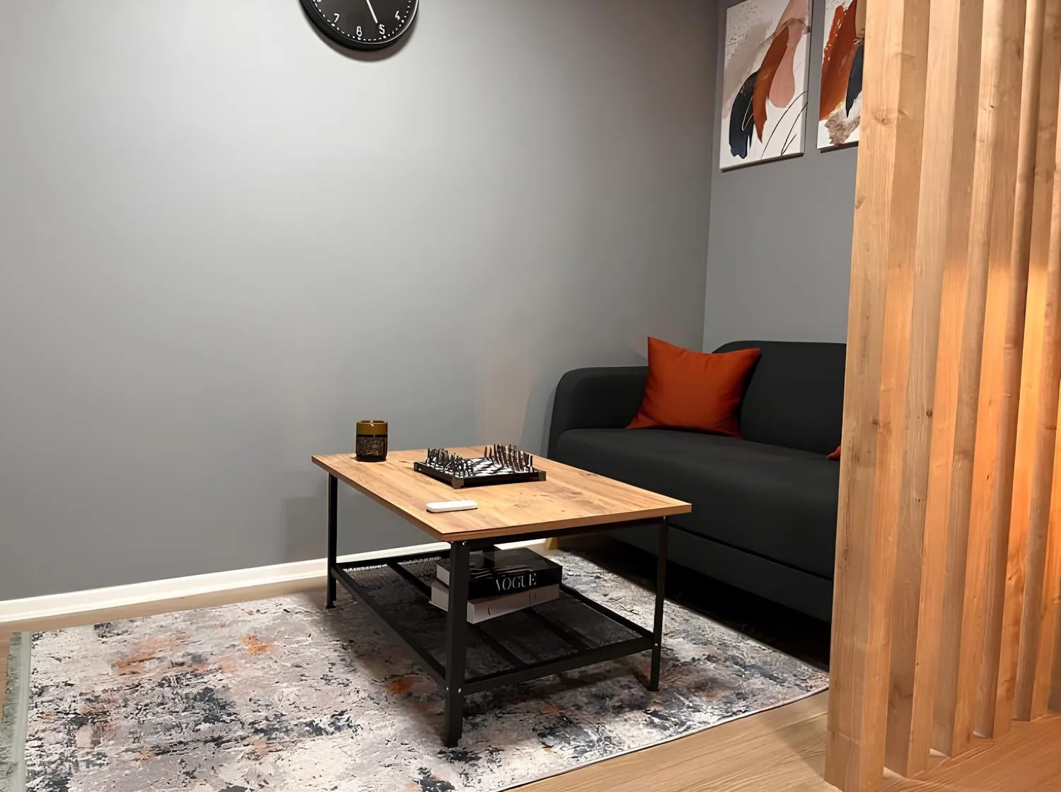 Seating area in Westley Residence Taksim