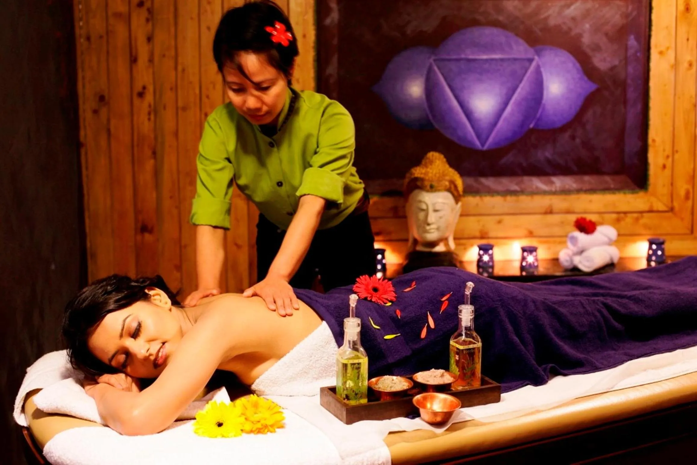 Spa and wellness centre/facilities in Manuallaya The Resort & Spa