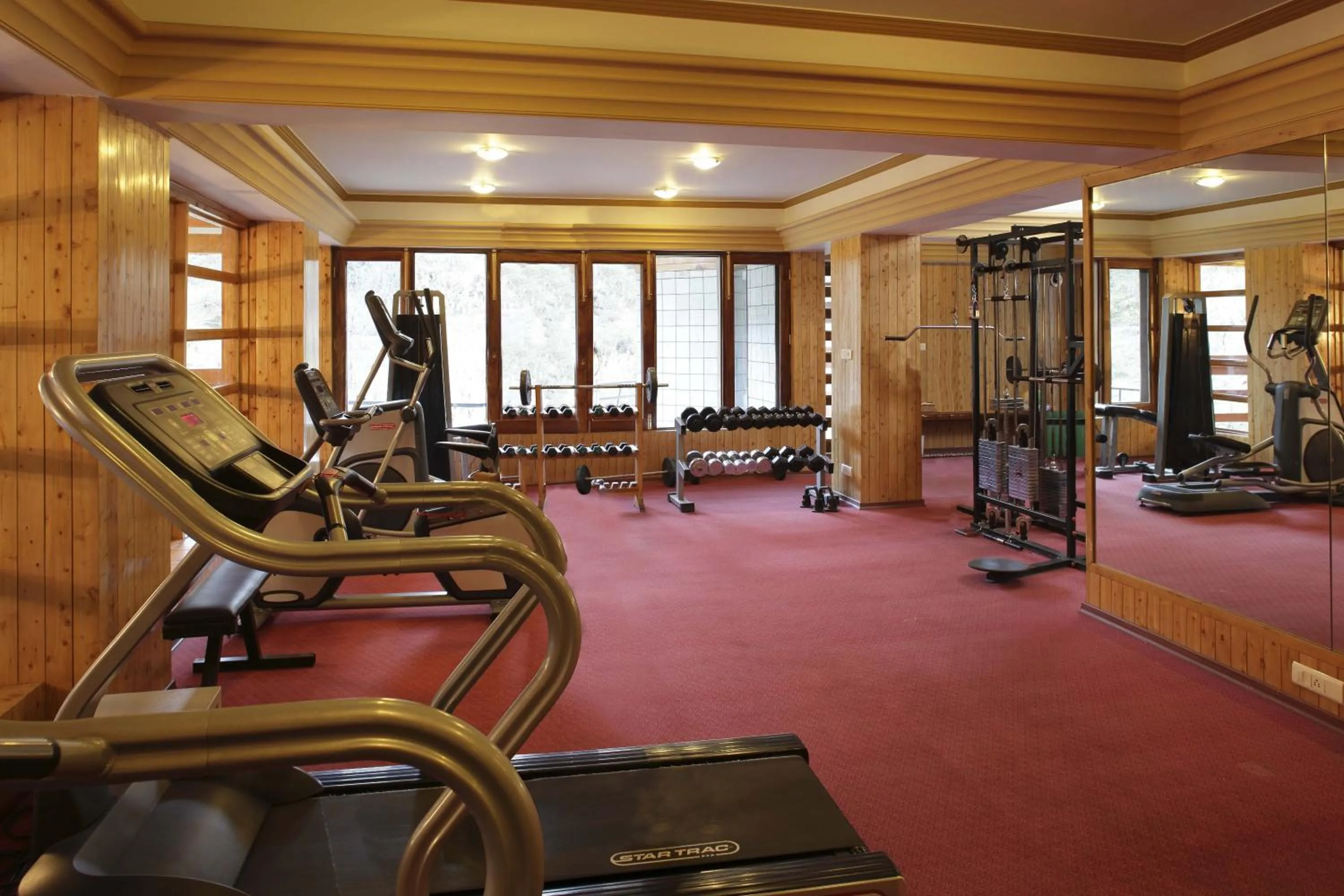 Fitness centre/facilities in Manuallaya The Resort & Spa