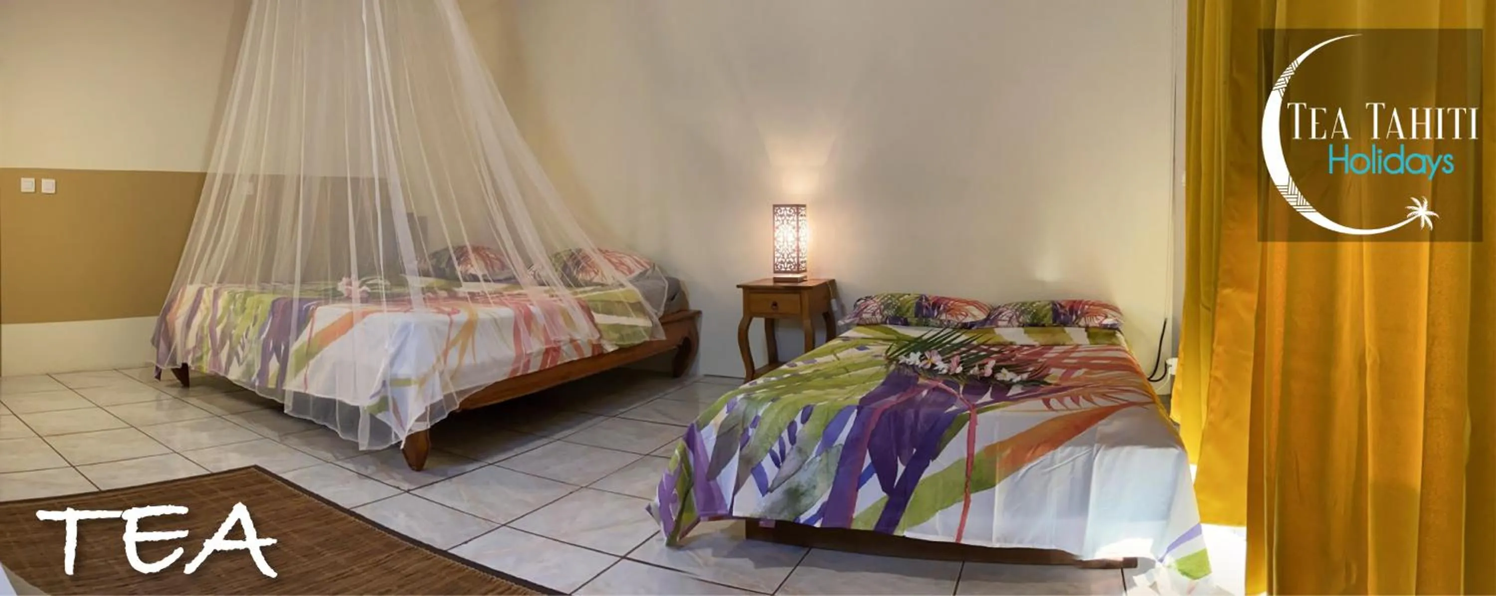 Photo of the whole room in TEA TAHITI Holidays