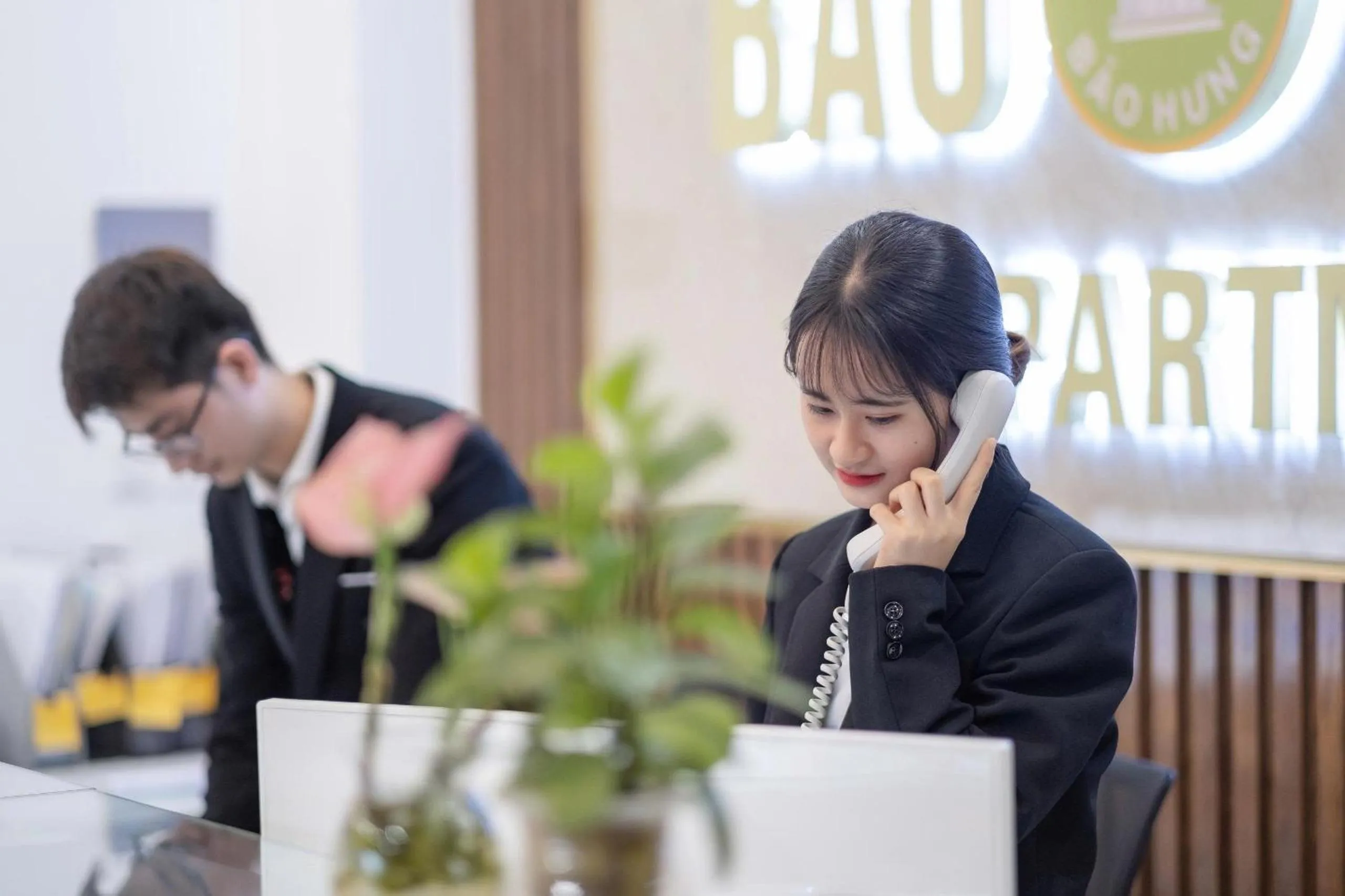 Lobby or reception in Bao Hung Hotel & Apartment - Tran Thai Tong