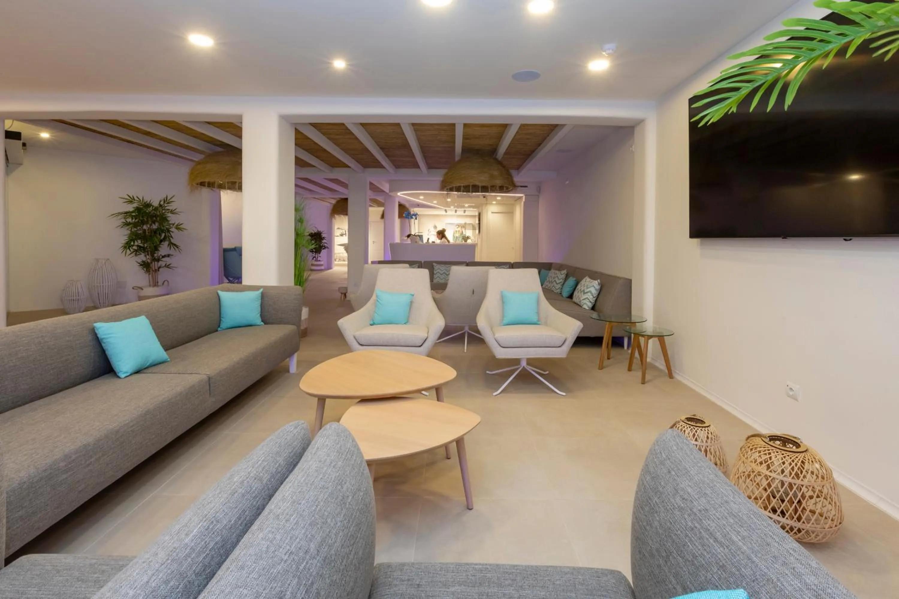 Communal lounge/ TV room in Hotel Maysi