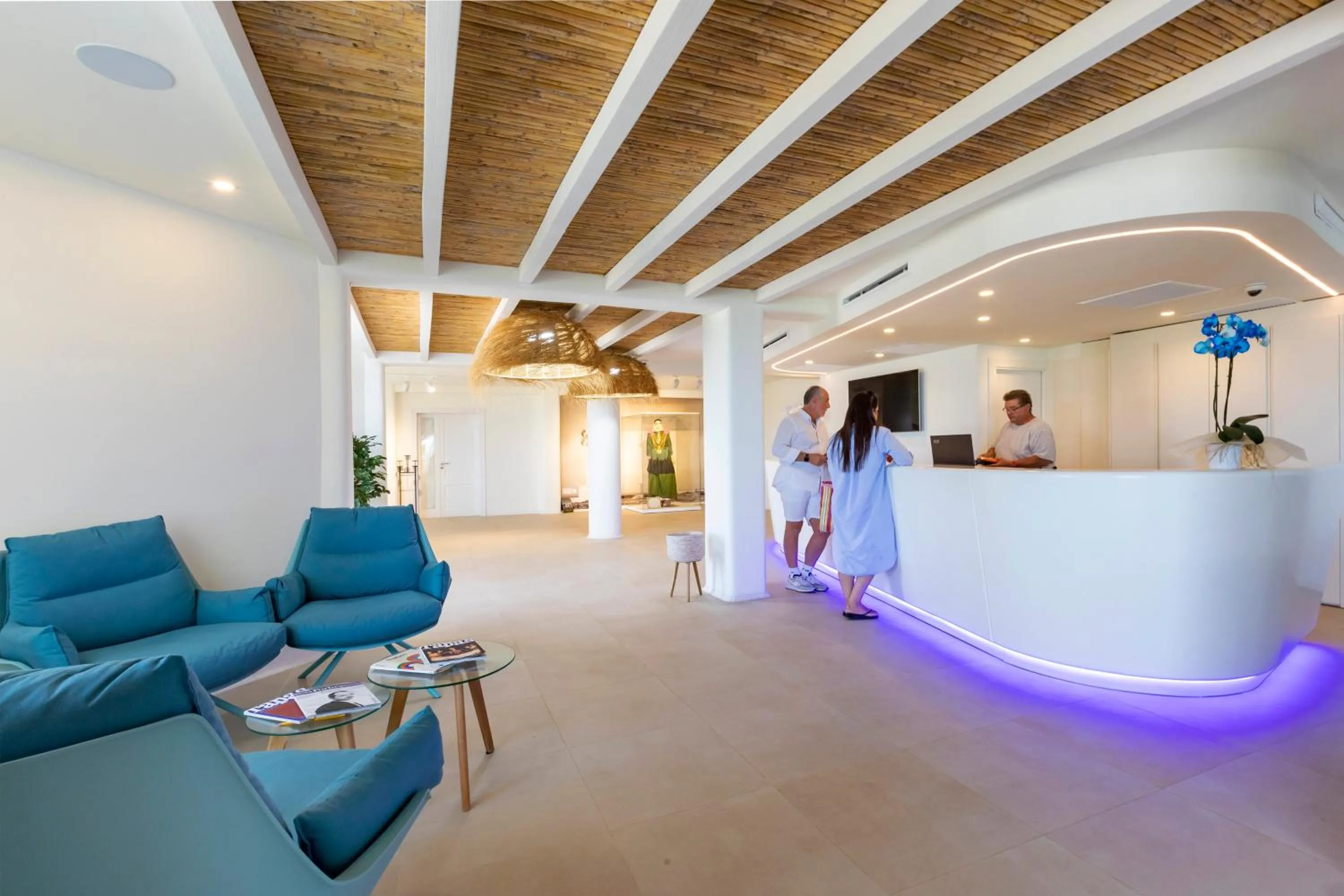 Lobby or reception in Hotel Maysi