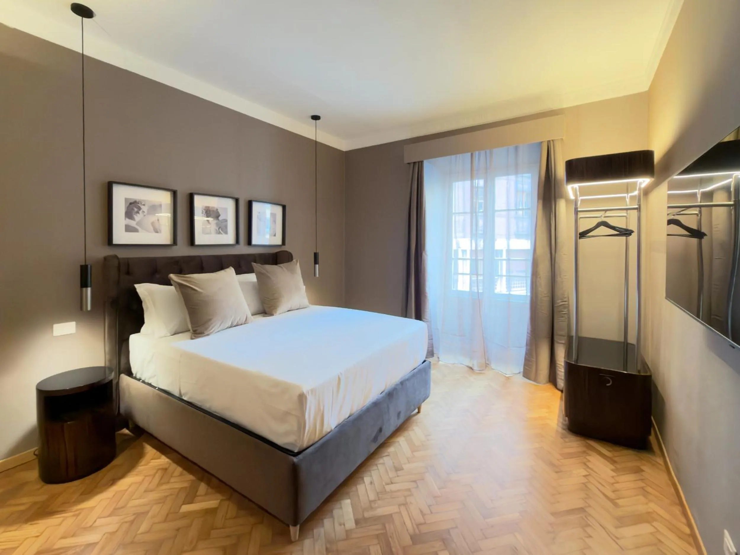 Bed in Easydomus Rome