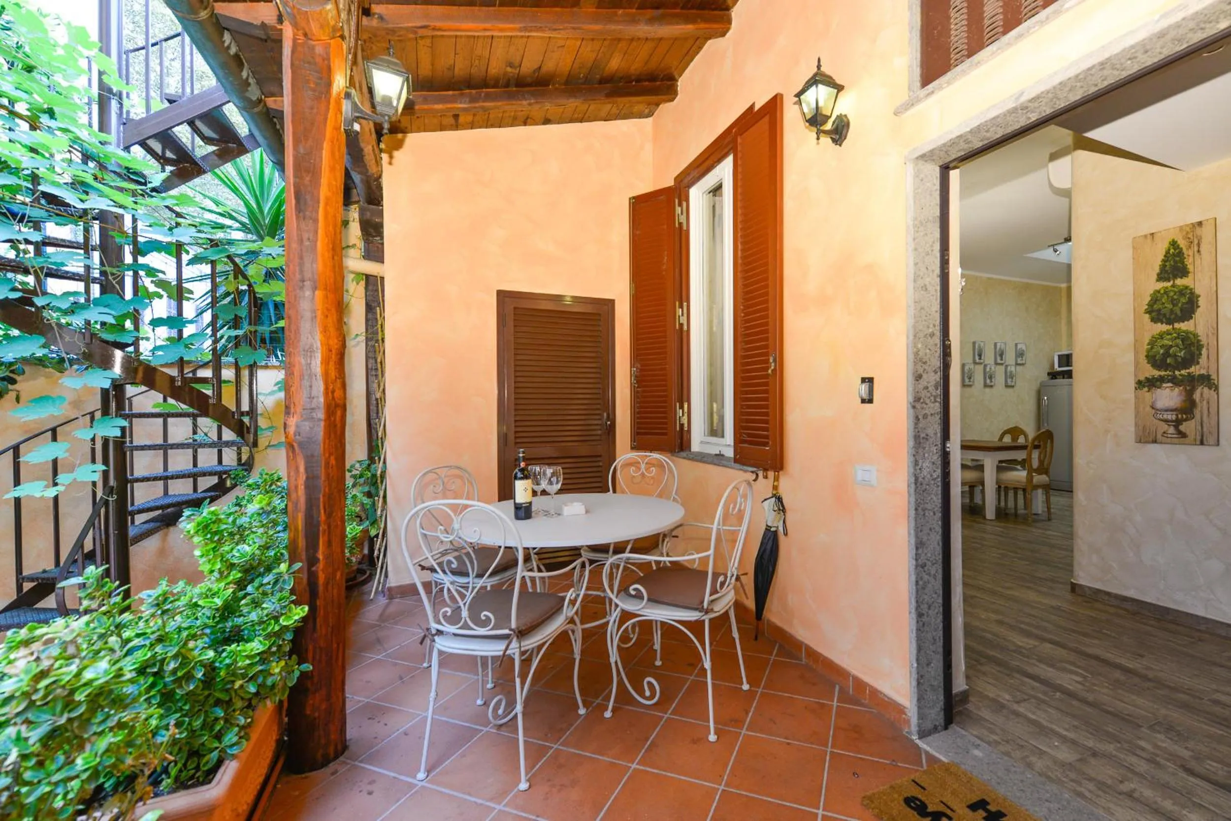 Patio in Easydomus Rome