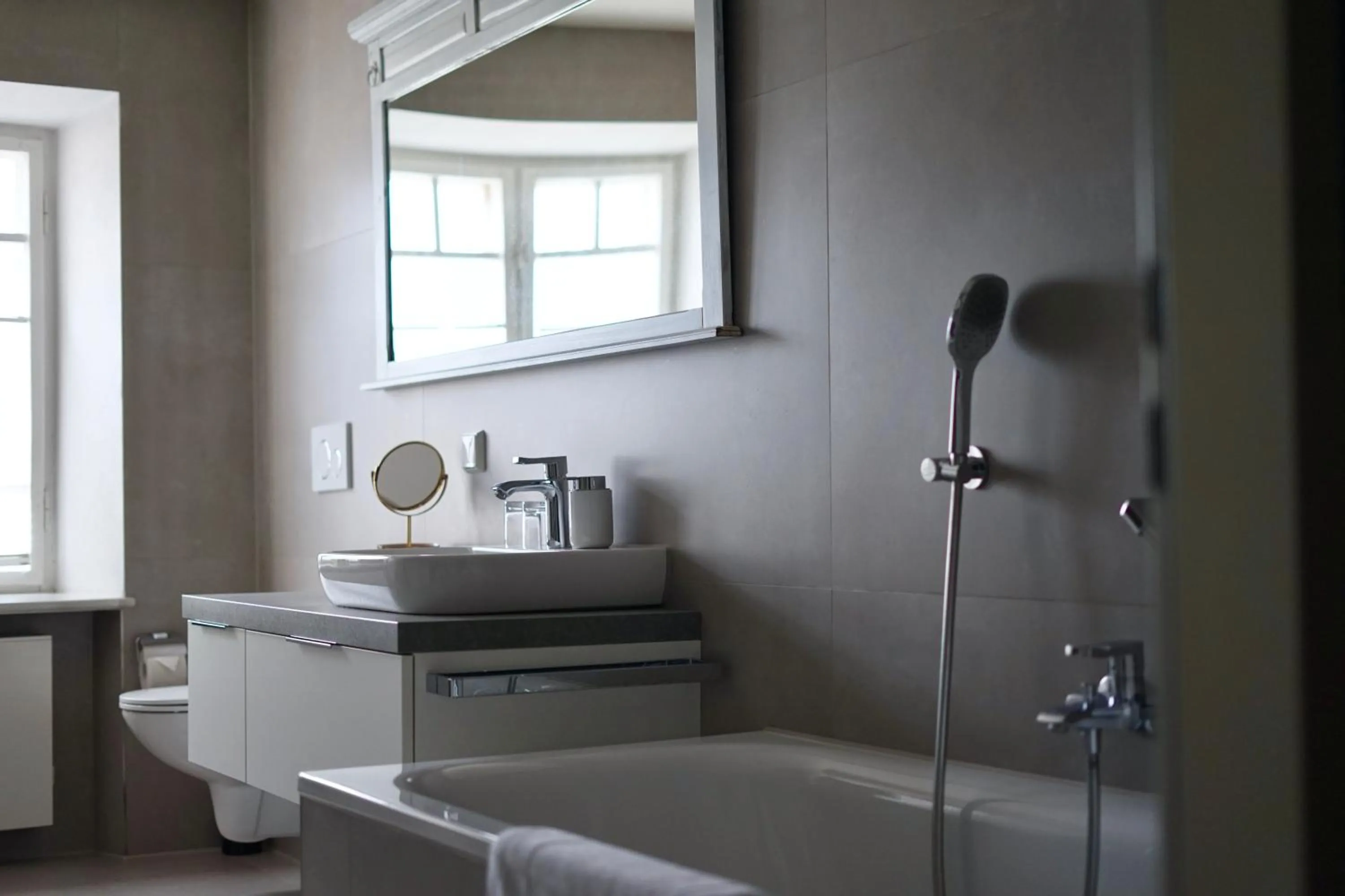 Bathroom in Hotel Mühldorf