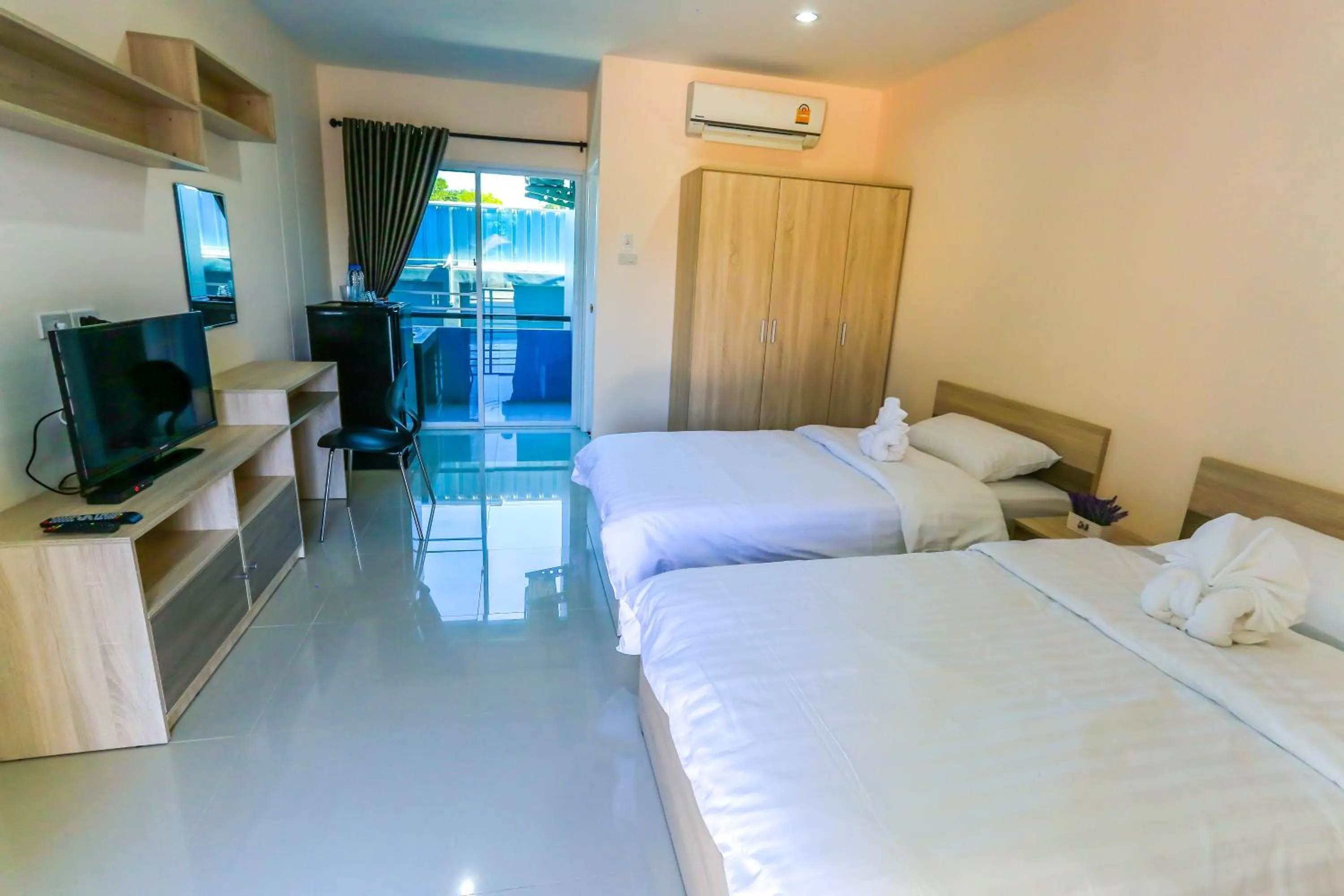 Bed in Tempo Plus Apartment