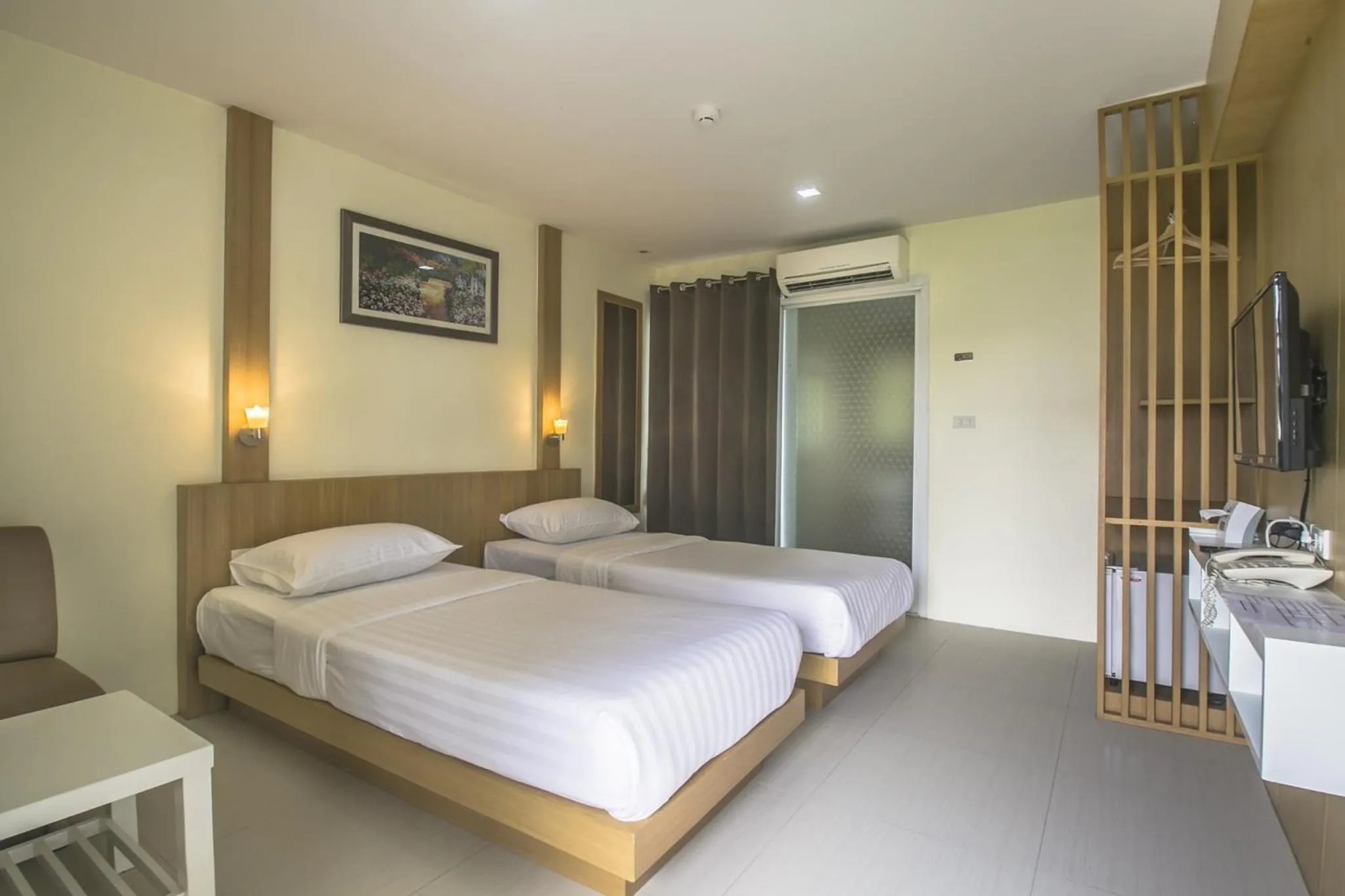 Bed in Petchsiri Boutique Hotel เพชรสิริ บูทิค
