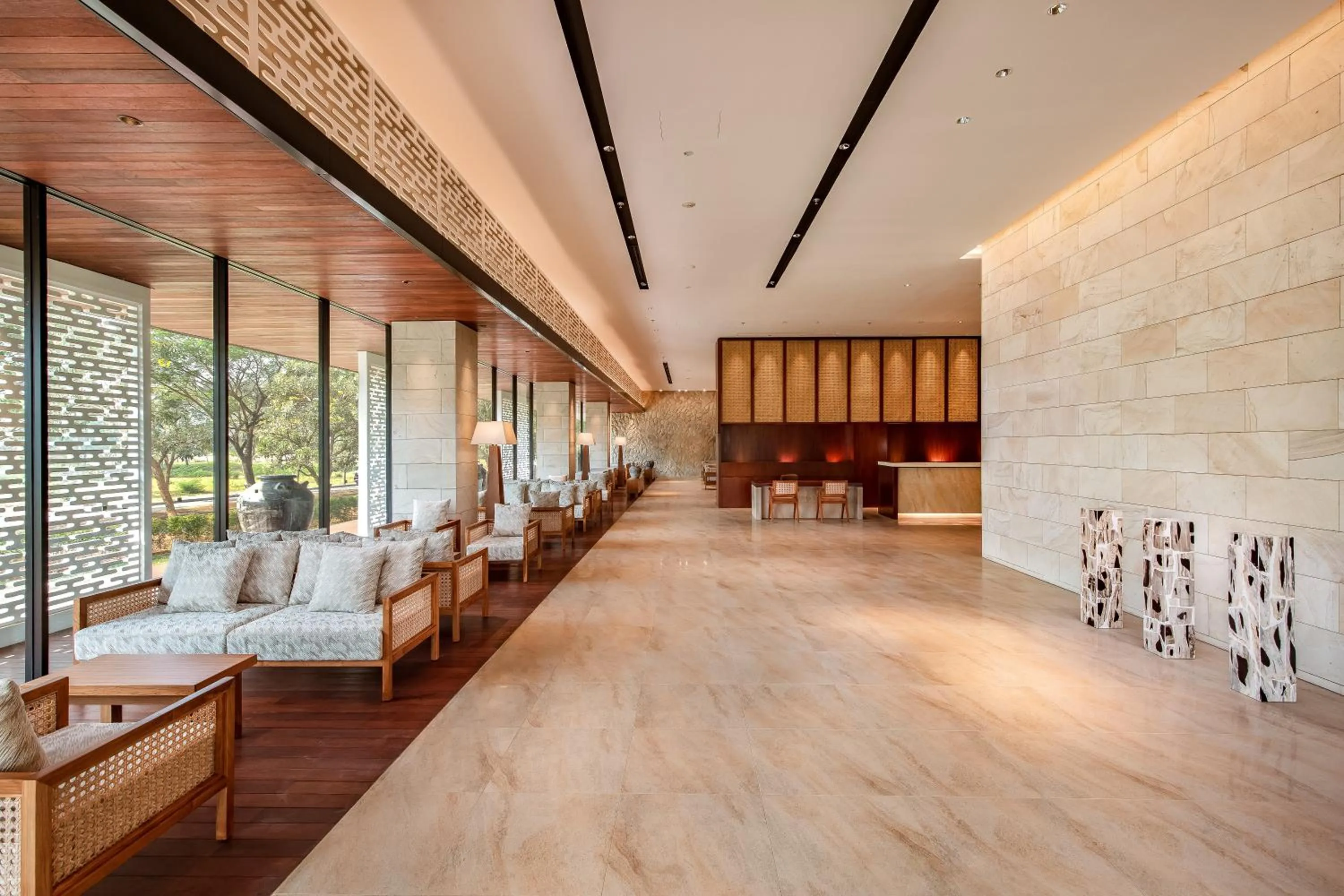 Seating area in ISORAS CIKARANG