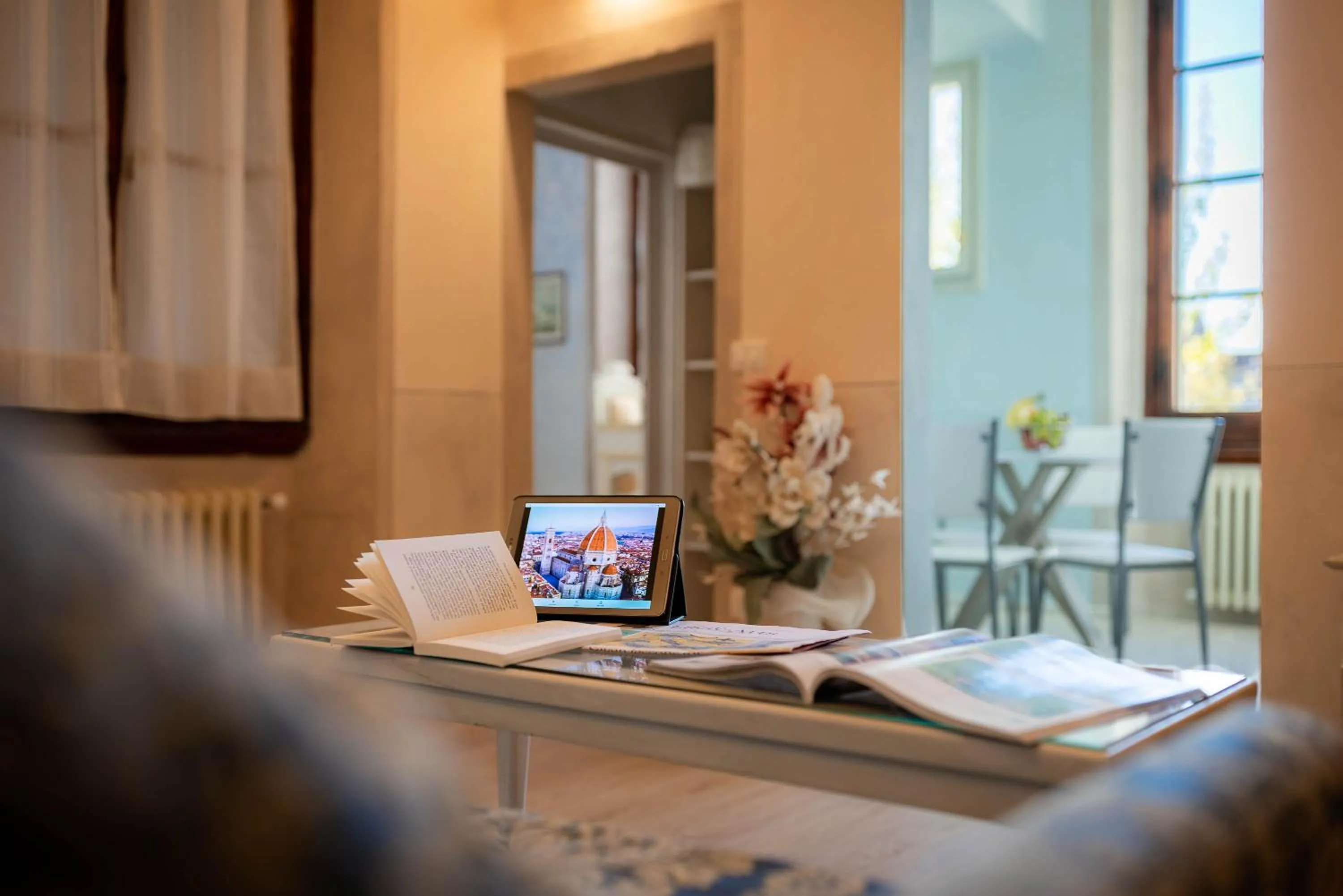 Seating area in Novella House