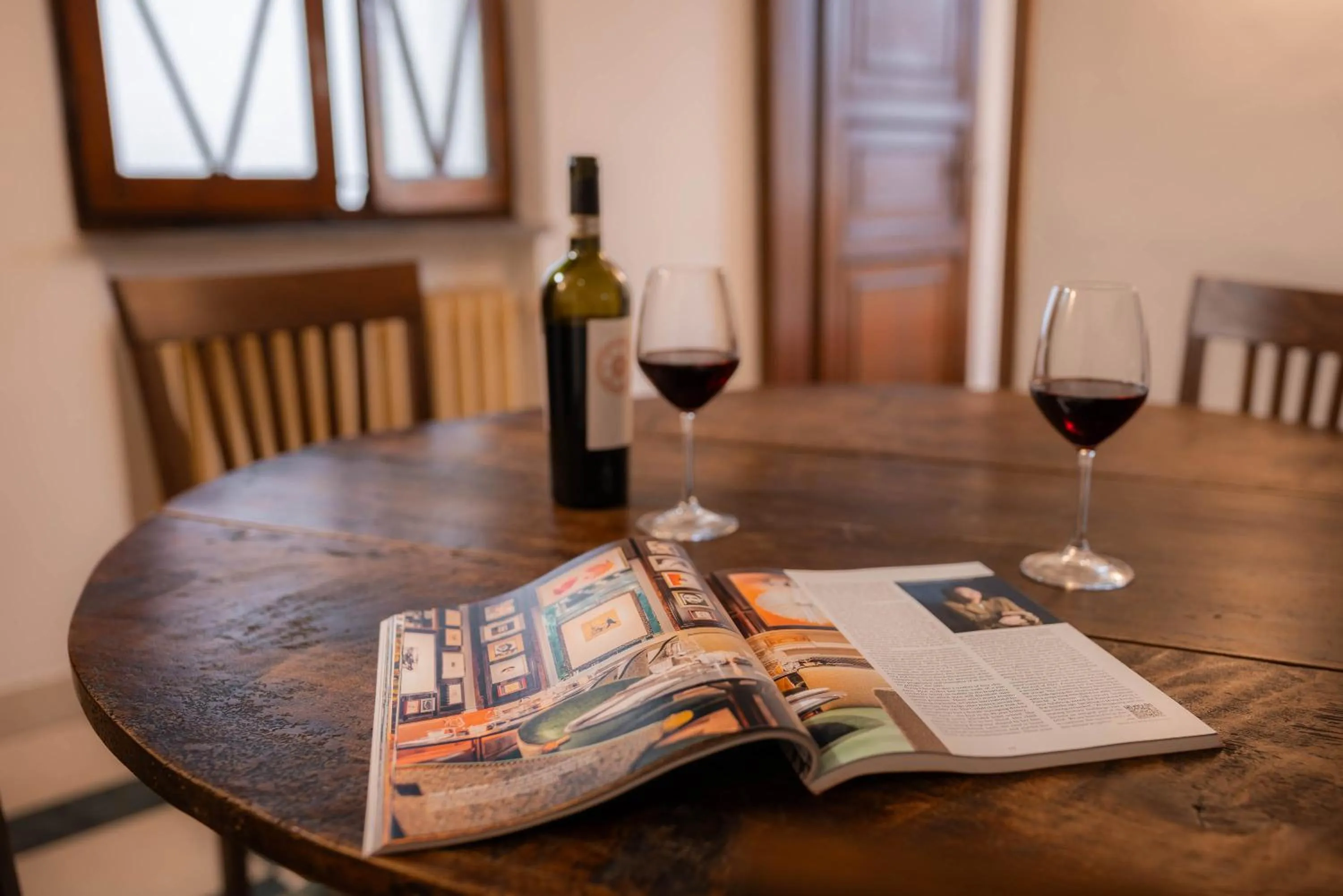 Seating area in Novella House