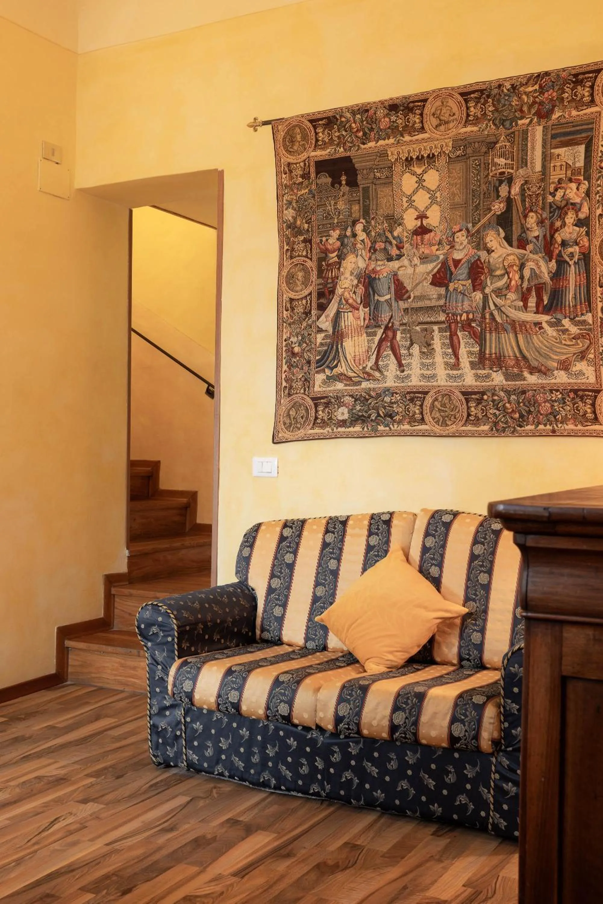 Living room in Novella House