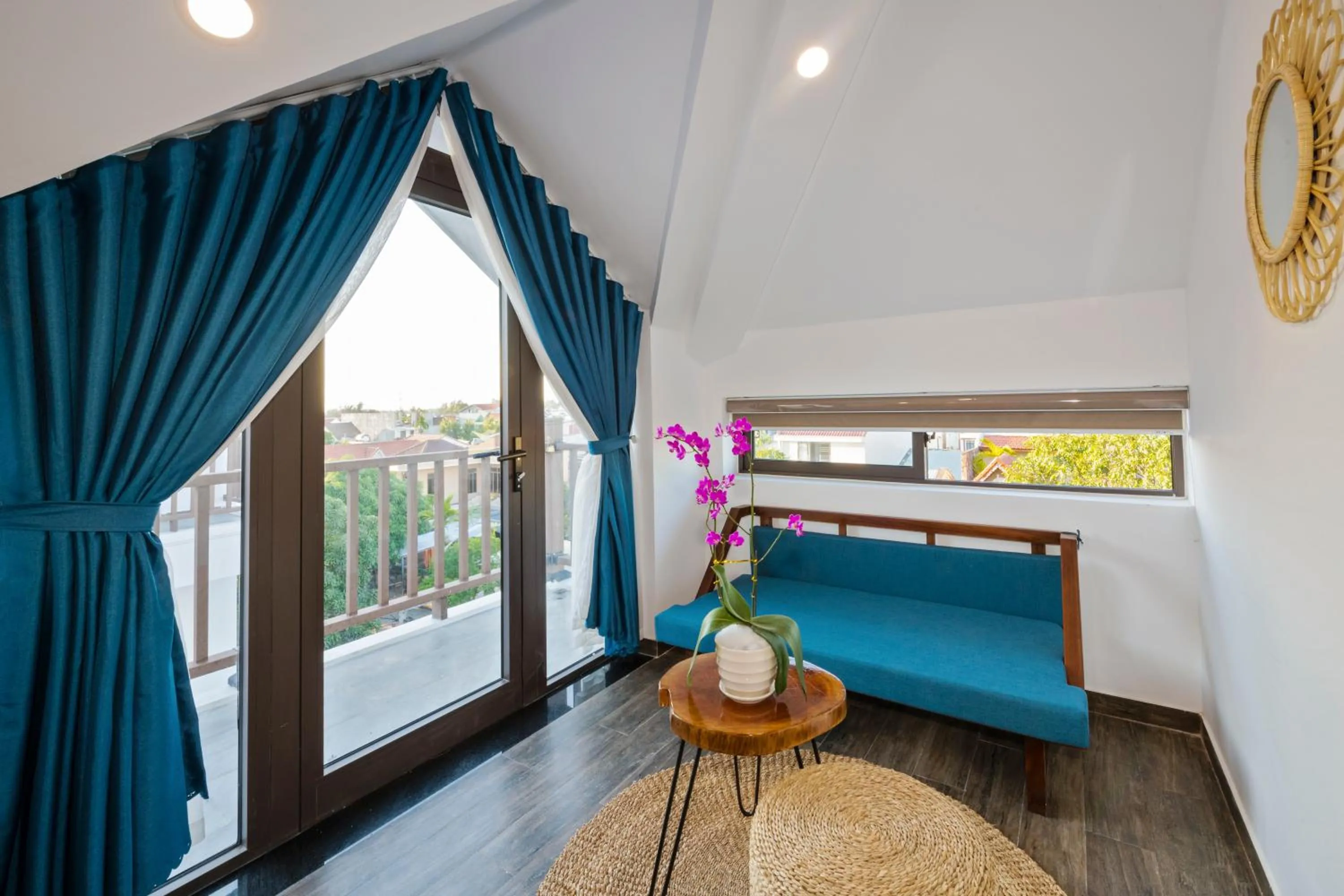 Balcony/Terrace, Bed in December Hoi An Villa