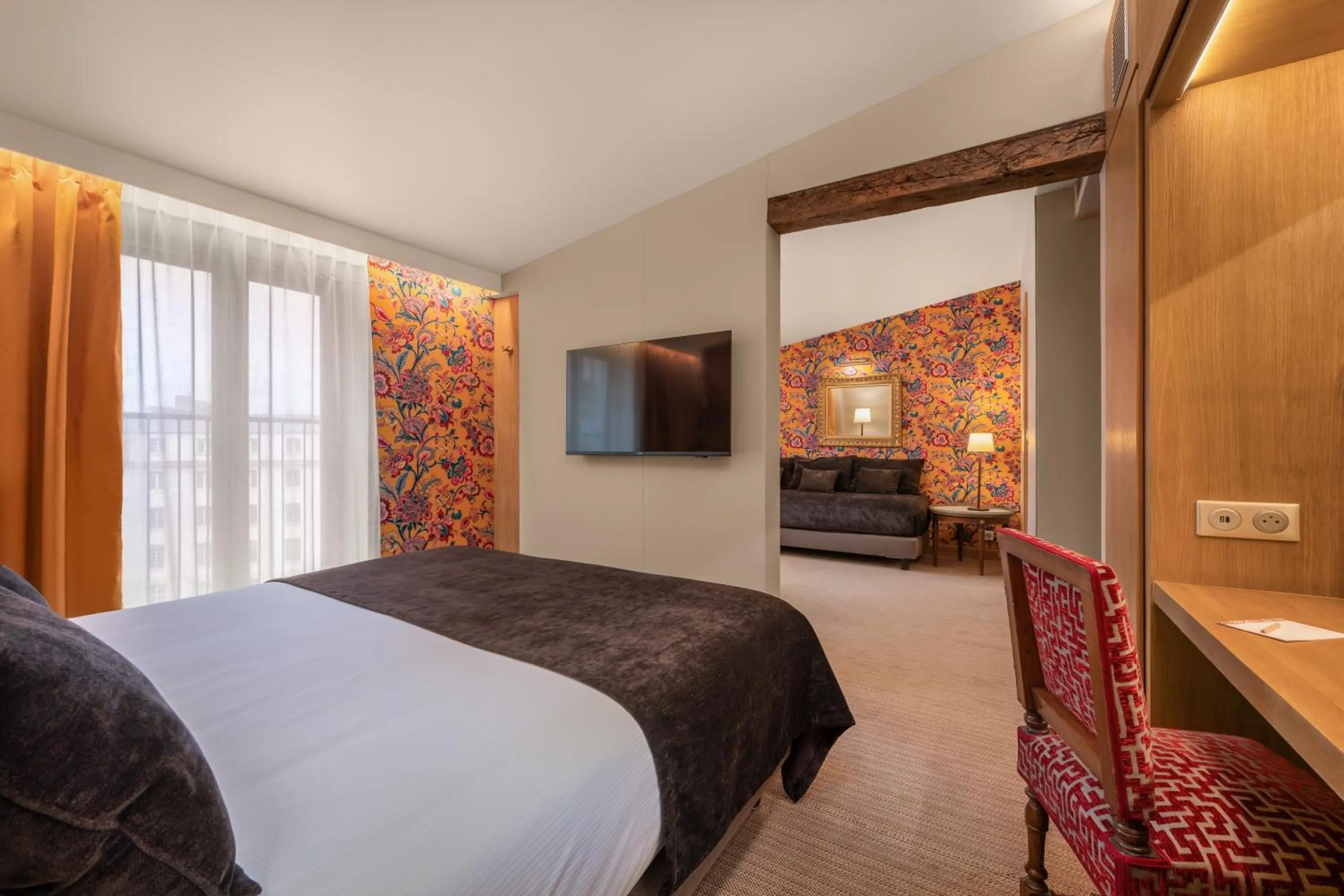 Family, Bed in Hôtel Saint-Paul Rive-Gauche