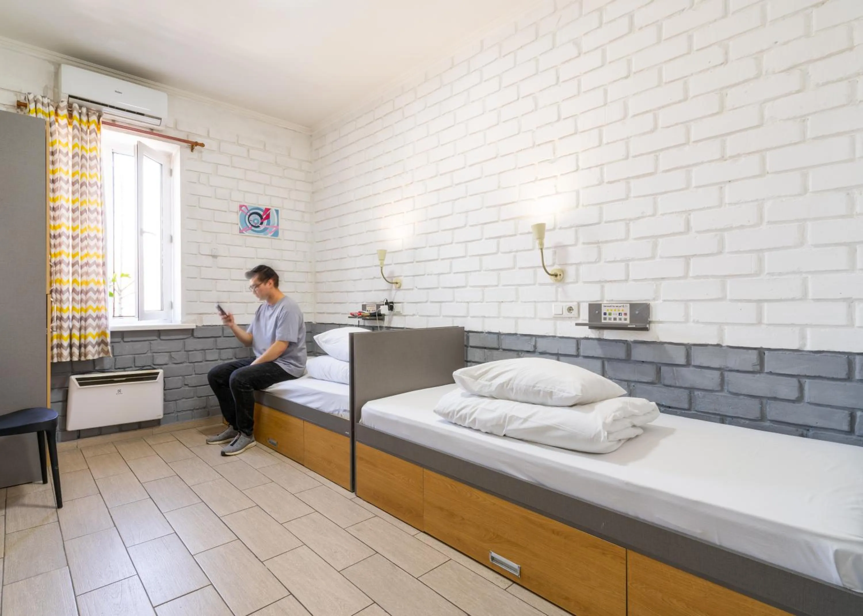 Bed in ololoFreelander Hostel&Coworking