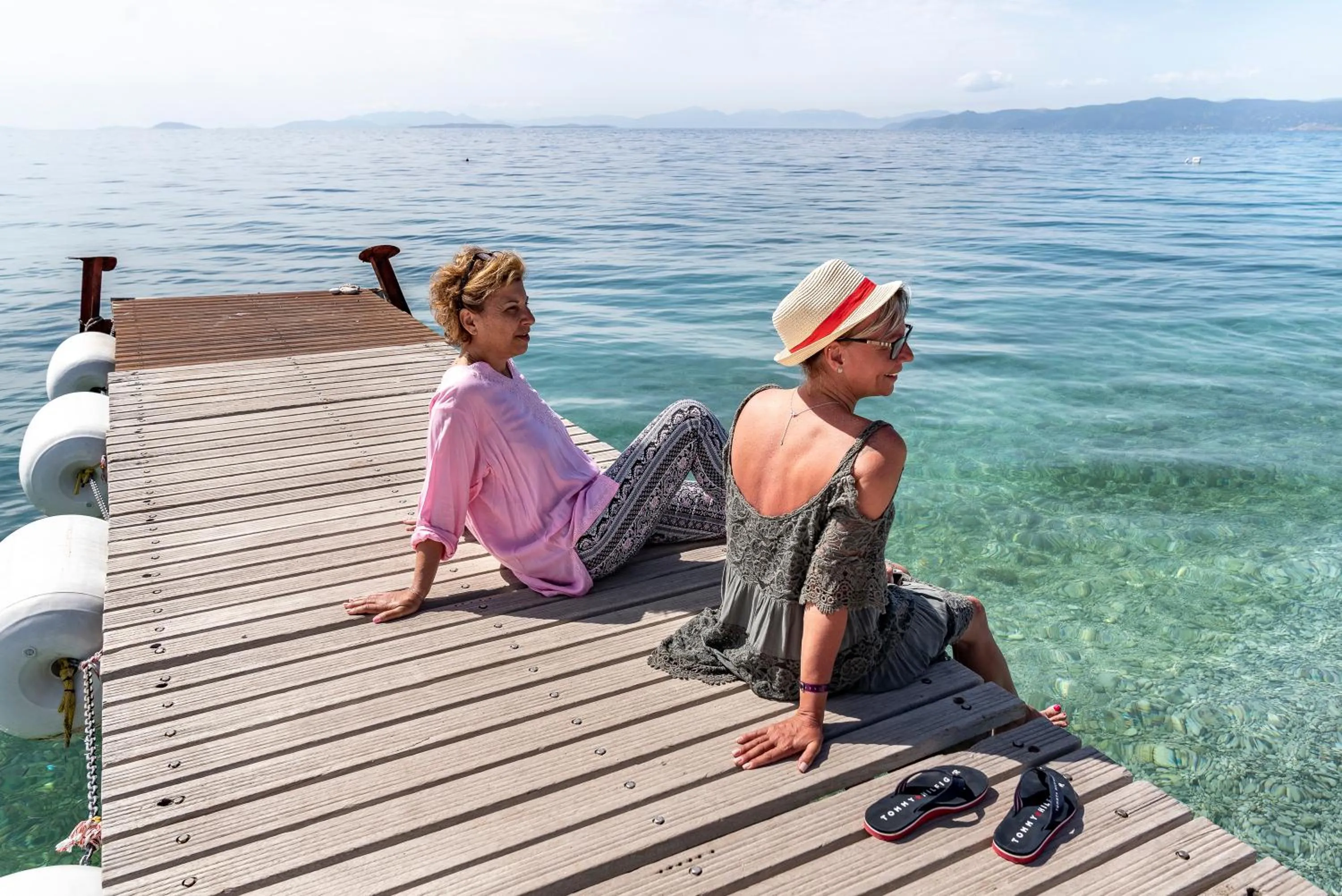 Beach in Kinetta Beach Resort and Spa