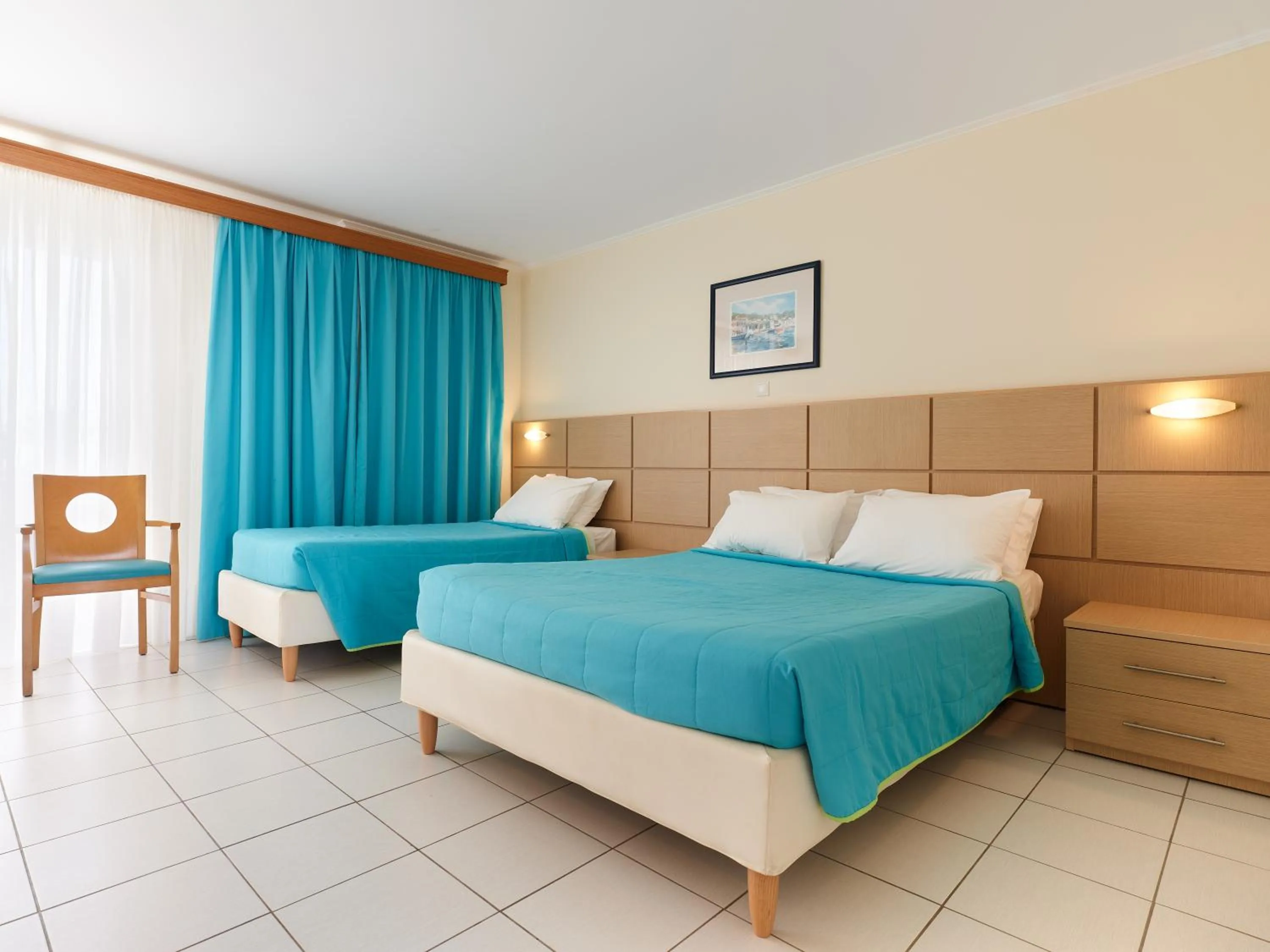 Bedroom in Kinetta Beach Resort and Spa