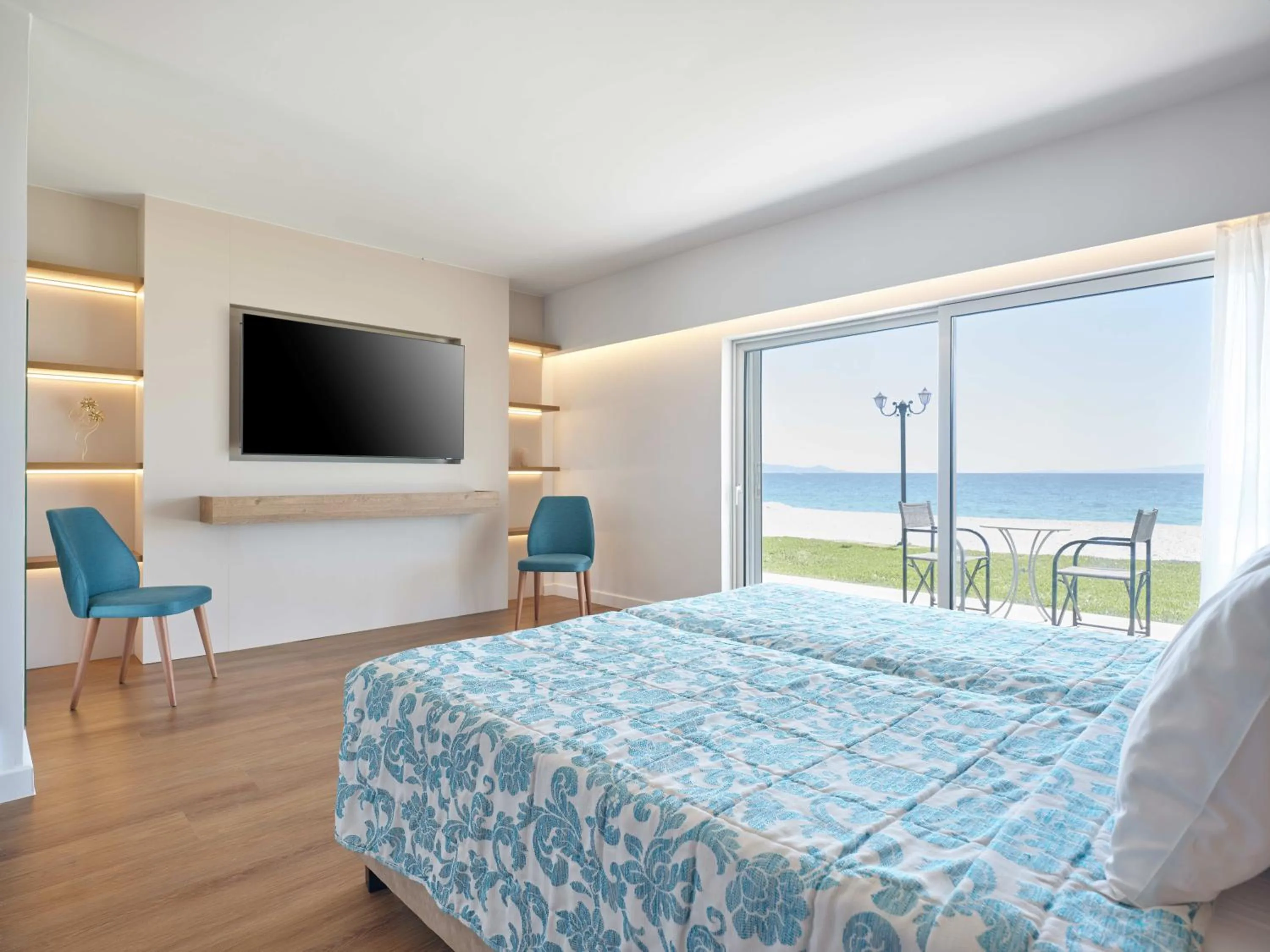 Bedroom in Kinetta Beach Resort and Spa