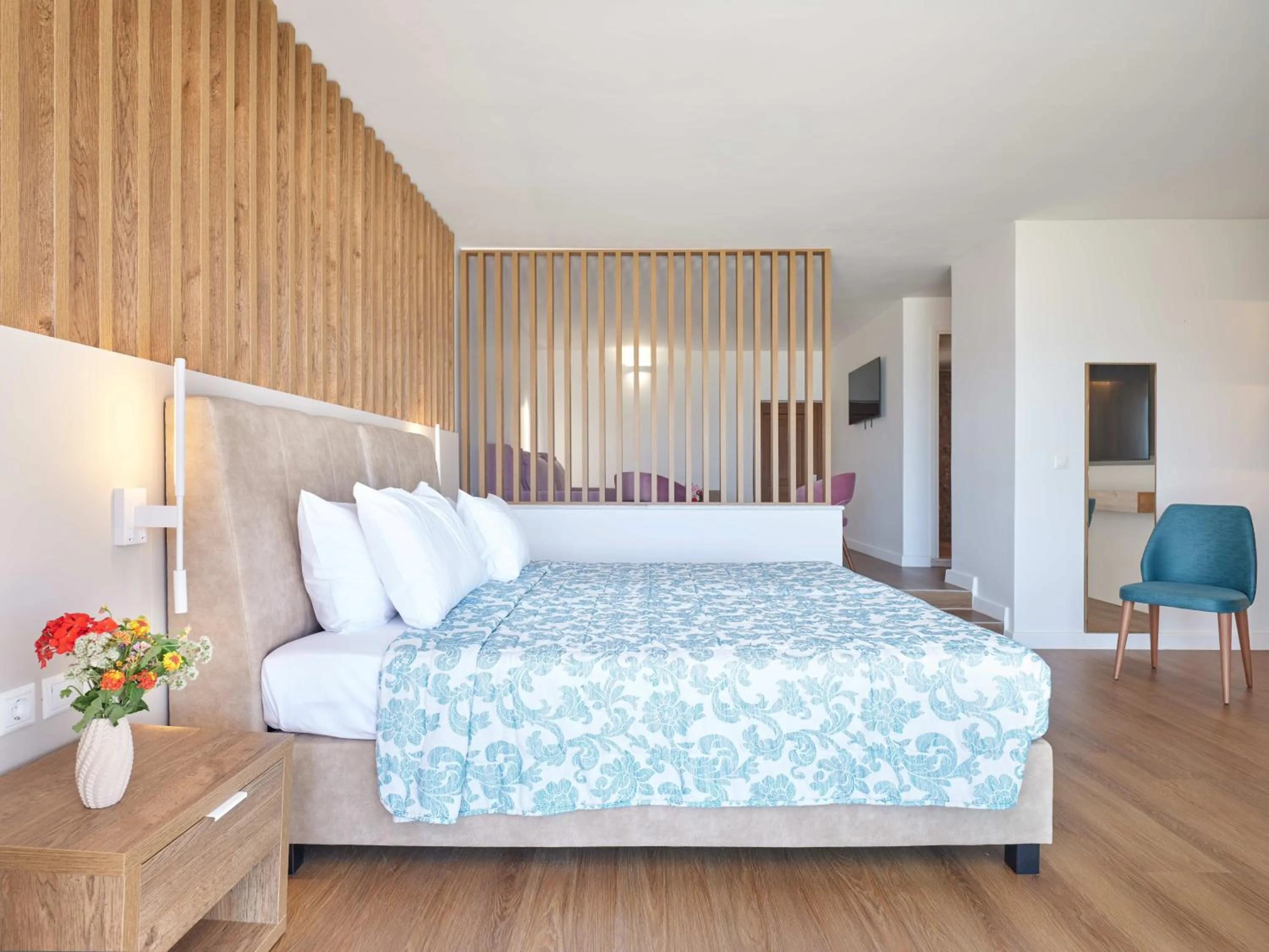 Bedroom in Kinetta Beach Resort and Spa