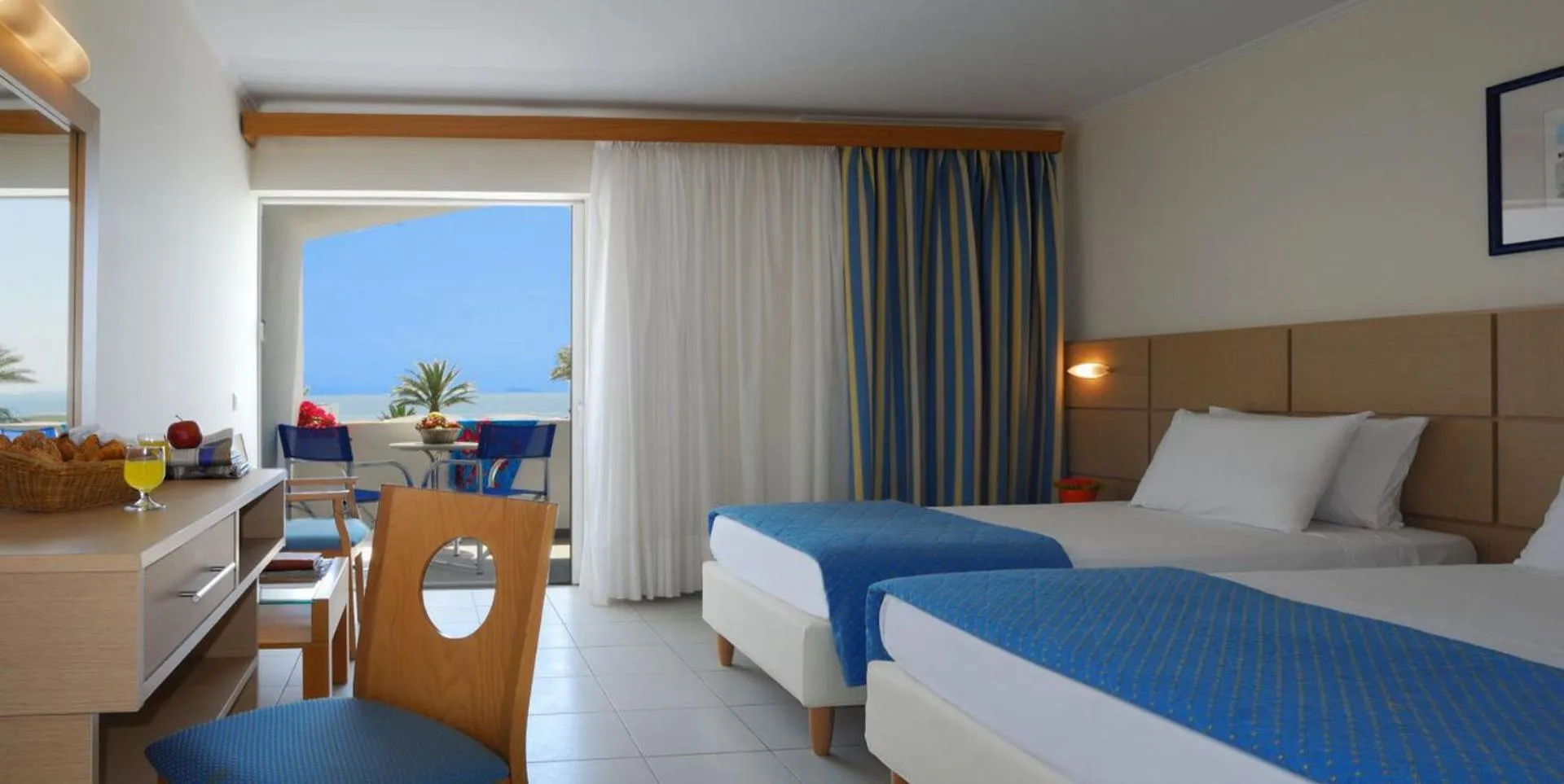 Bedroom in Kinetta Beach Resort and Spa