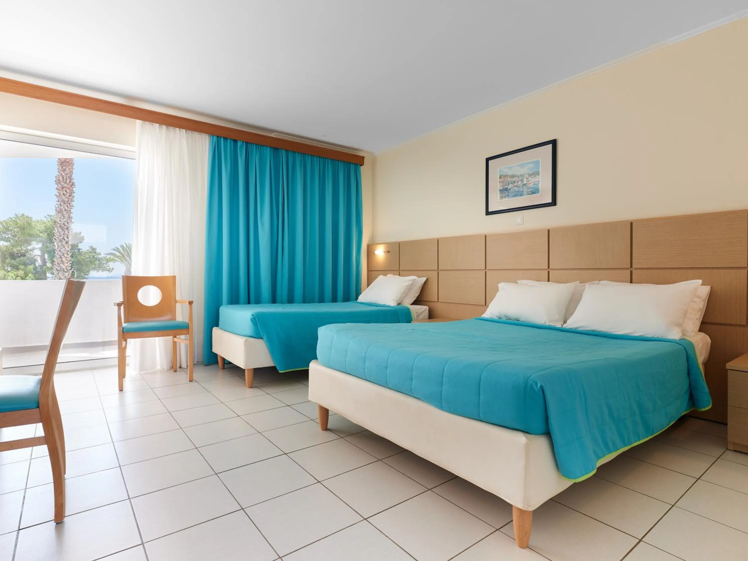 Bedroom in Kinetta Beach Resort and Spa