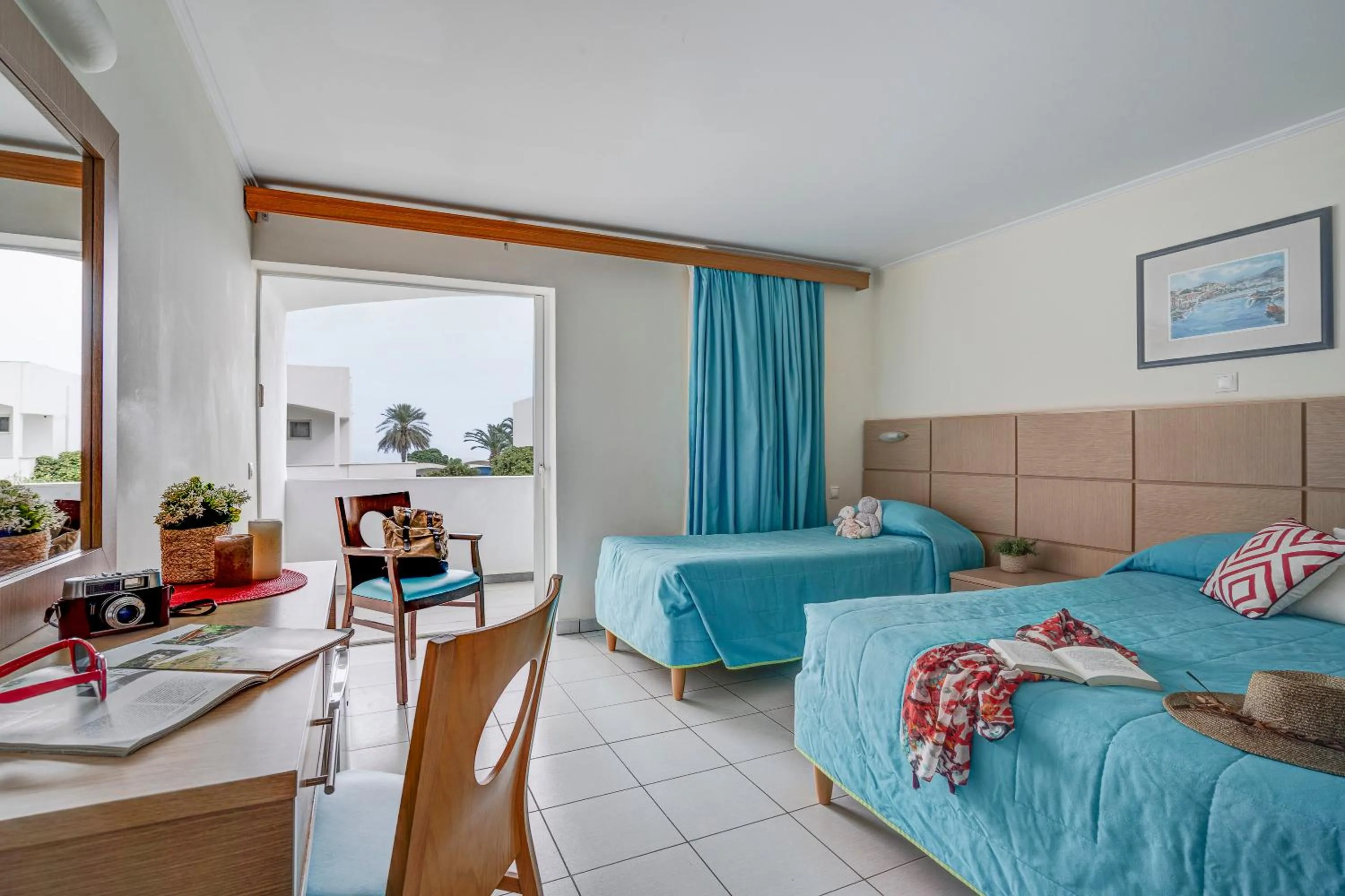 Bedroom in Kinetta Beach Resort and Spa