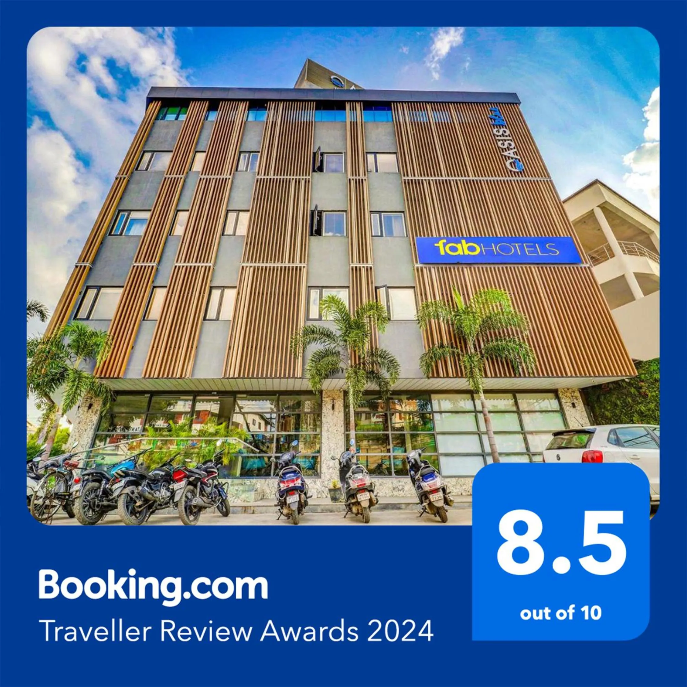 Property building in FabHotel Prime Oasis Blue