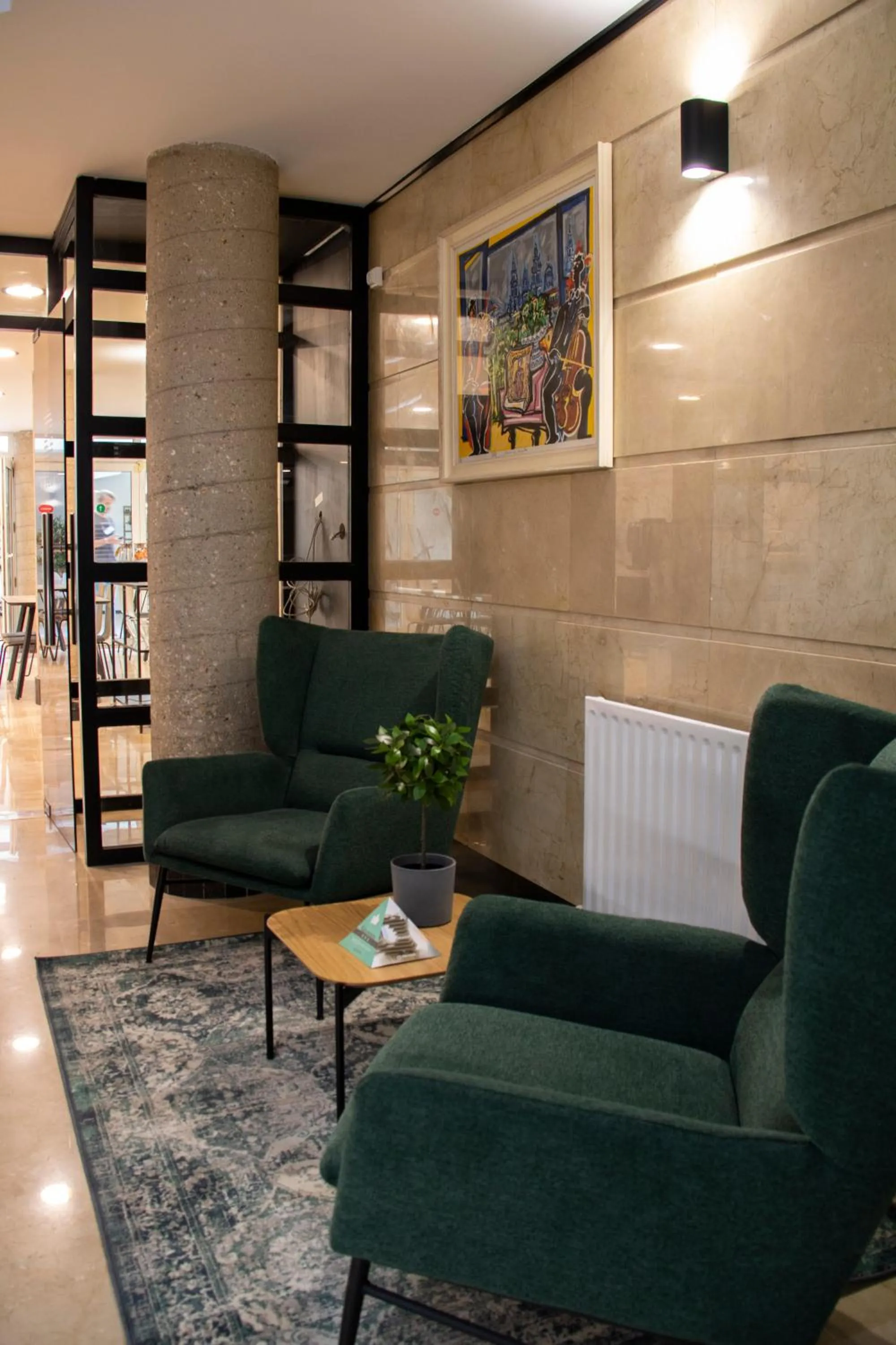 Lobby or reception in Hotel Alda Orzán