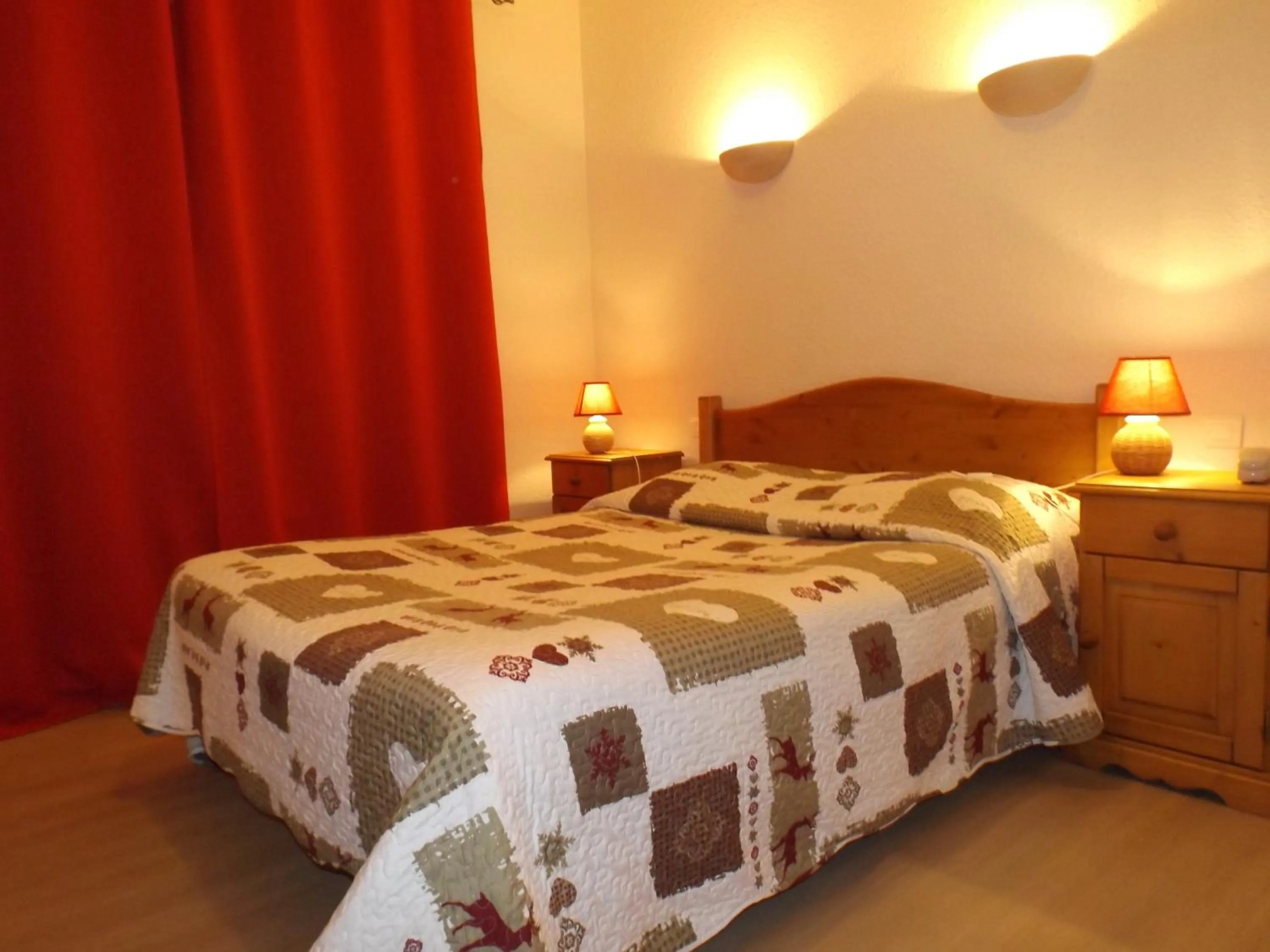 Bed in Hôtel La Redoute