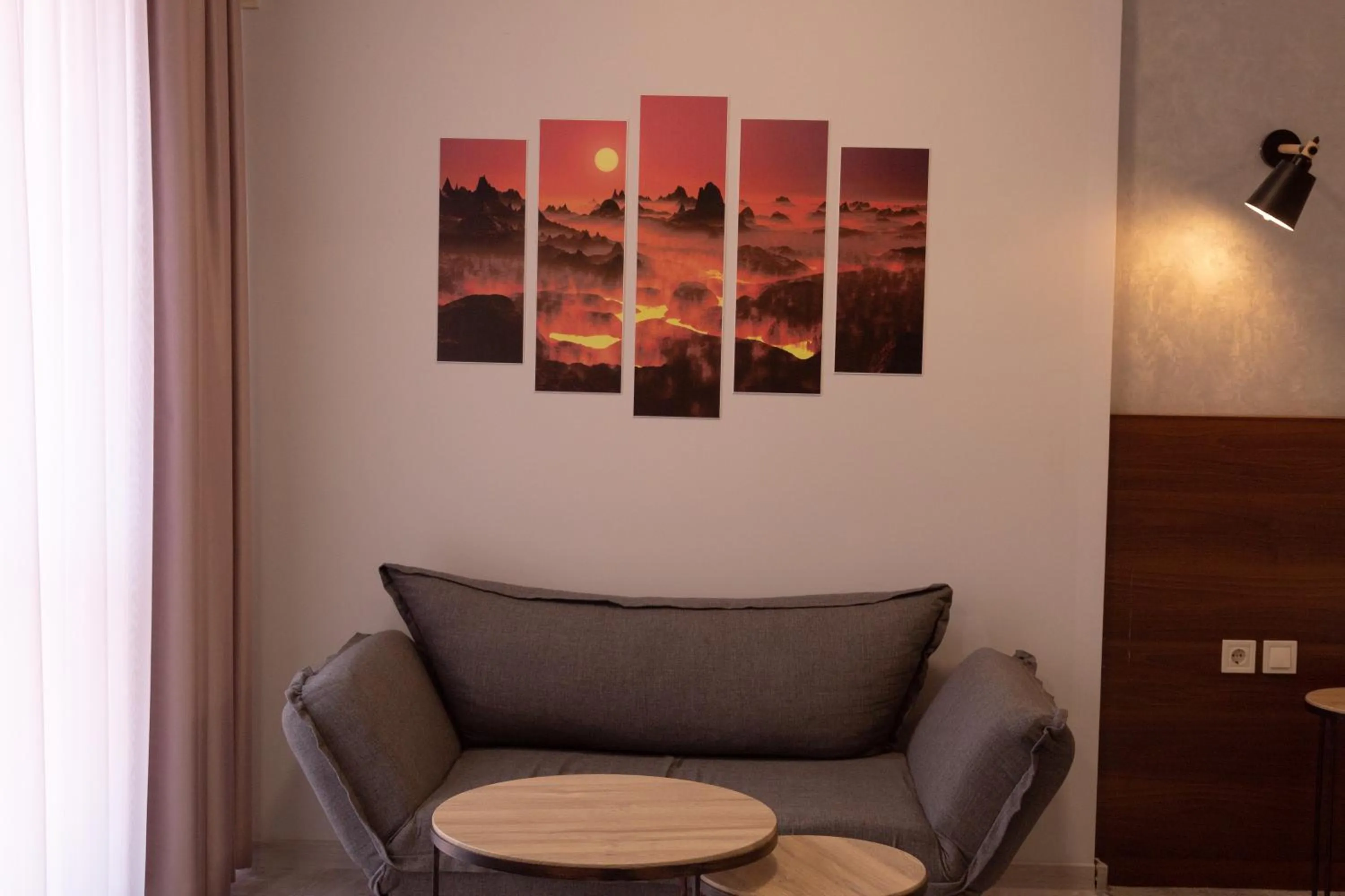Seating area in Clepsydra Residence