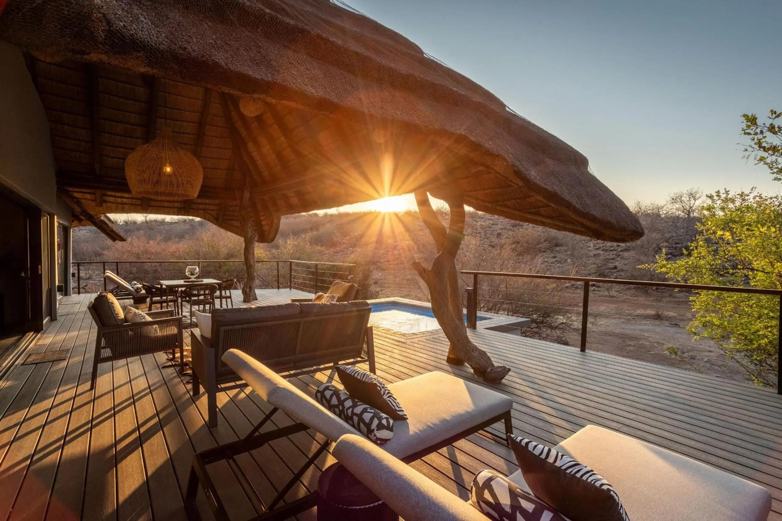 Patio in Tuningi Safari Lodge