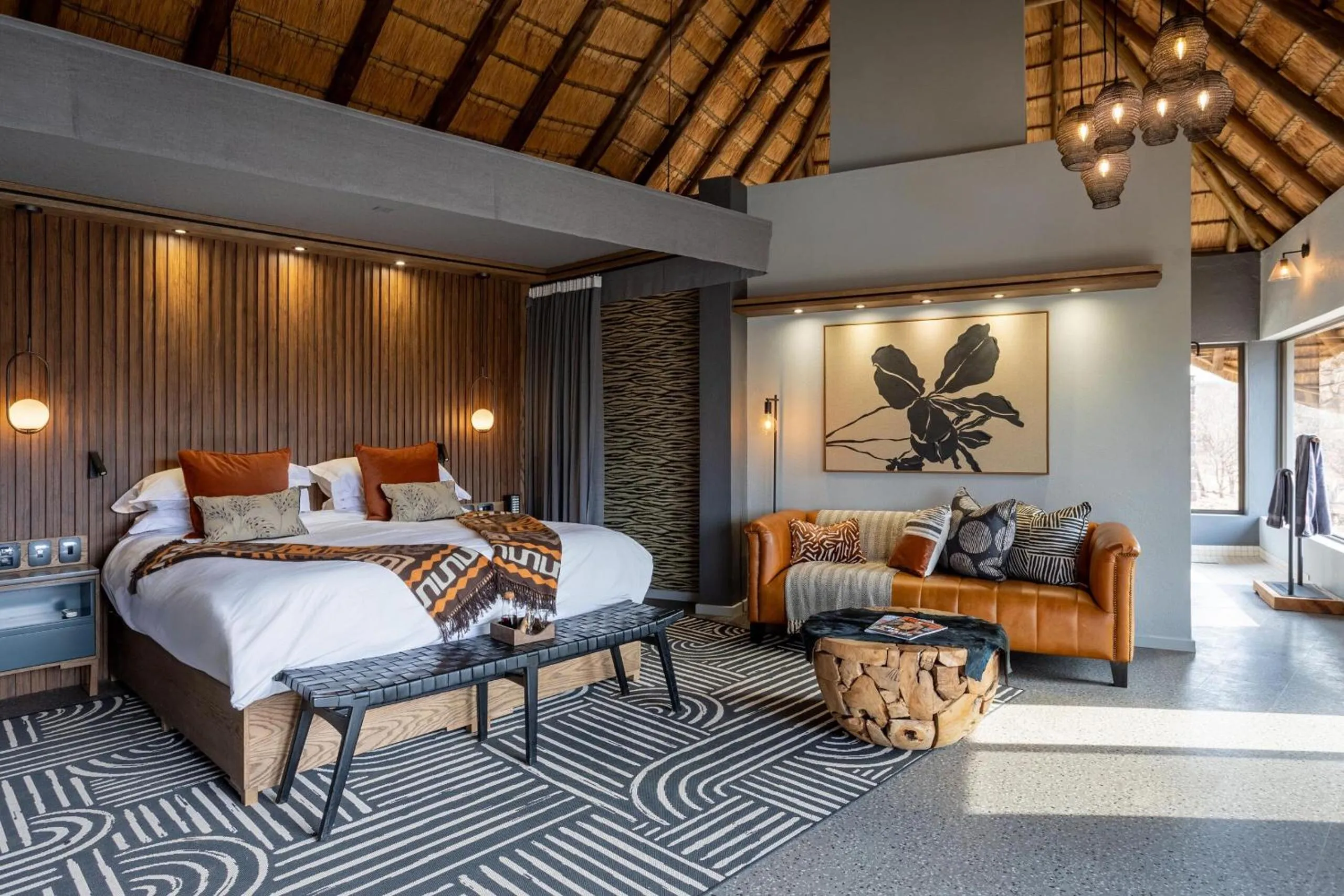 Photo of the whole room, Bed in Tuningi Safari Lodge