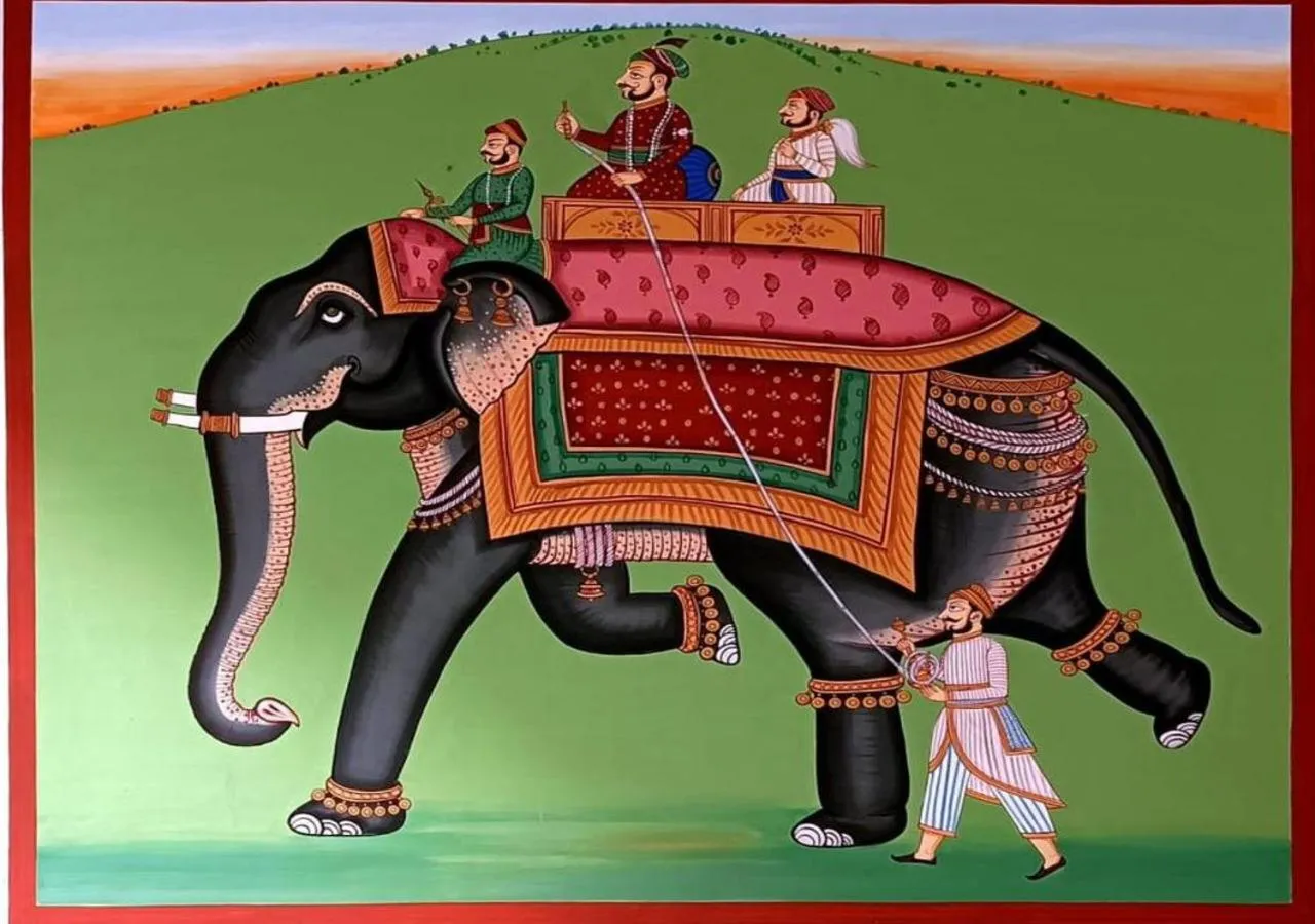 Inner courtyard view in The Legacy Mandawa