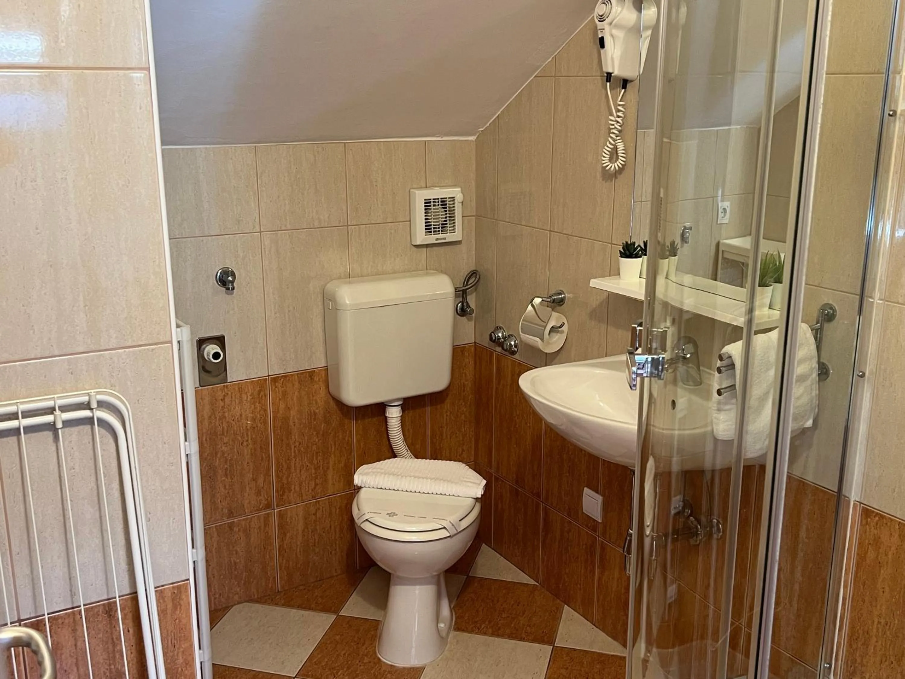 Shower in Apartments and Rooms Katija & Egon