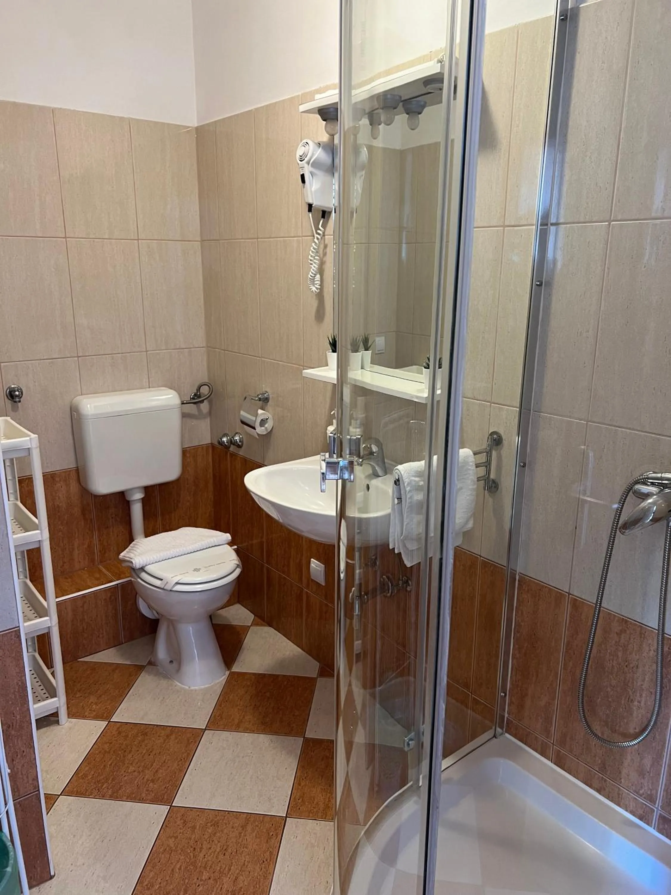 Shower in Apartments and Rooms Katija & Egon