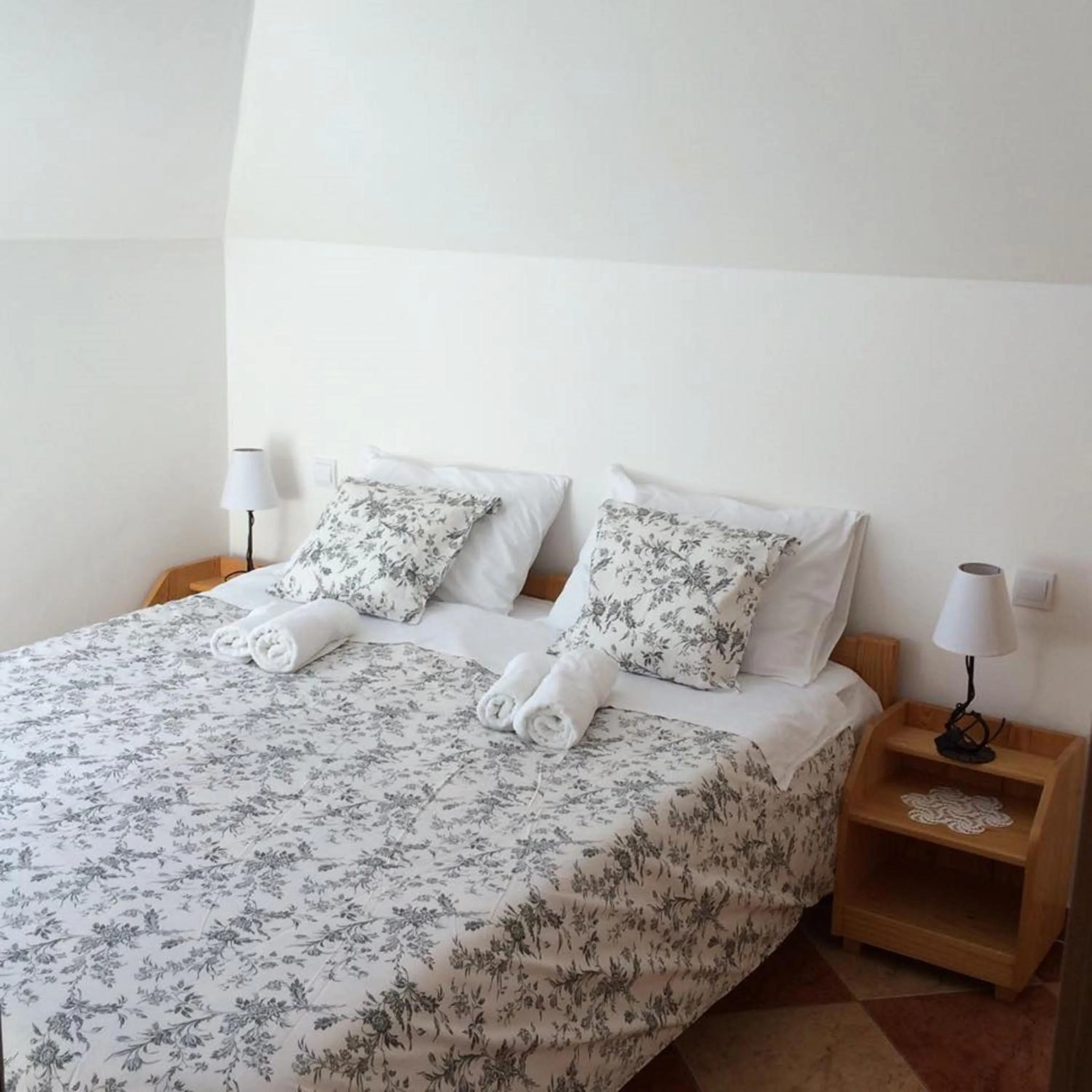 Bed in Apartments and Rooms Katija & Egon