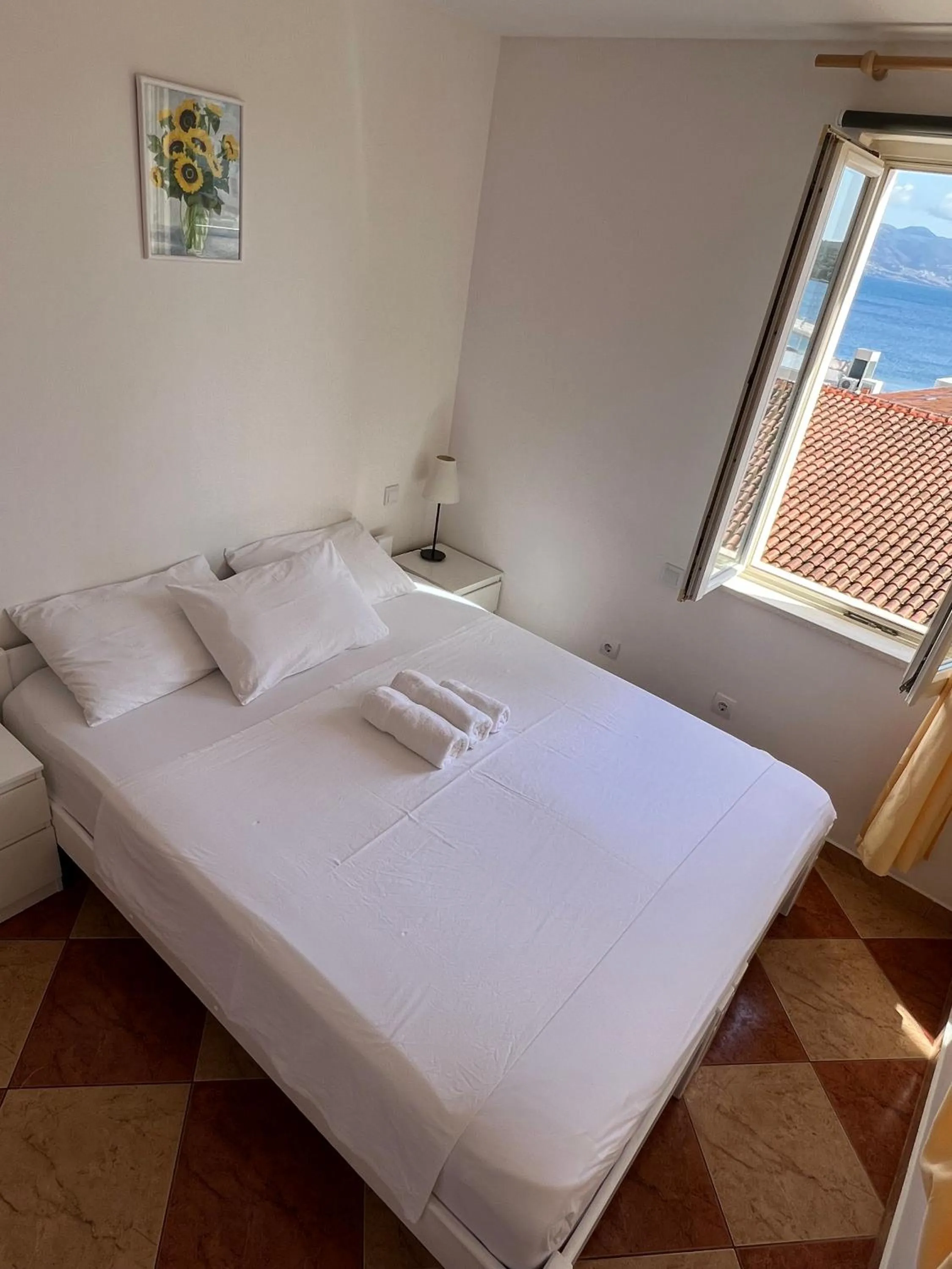 Bed in Apartments and Rooms Katija & Egon