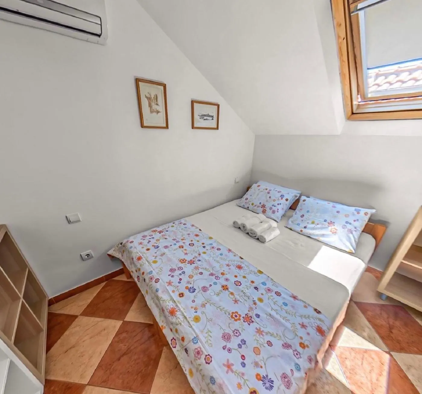 Bed in Apartments and Rooms Katija & Egon