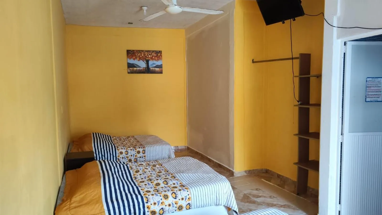 Bed in Hotel Villas Yoleth