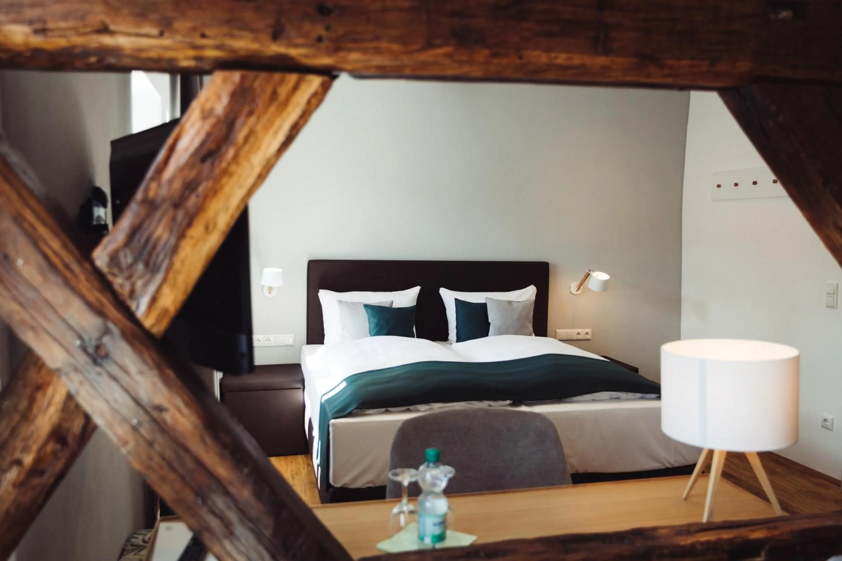 Bedroom, Bed in Hotel Zum Schwan Wanfried